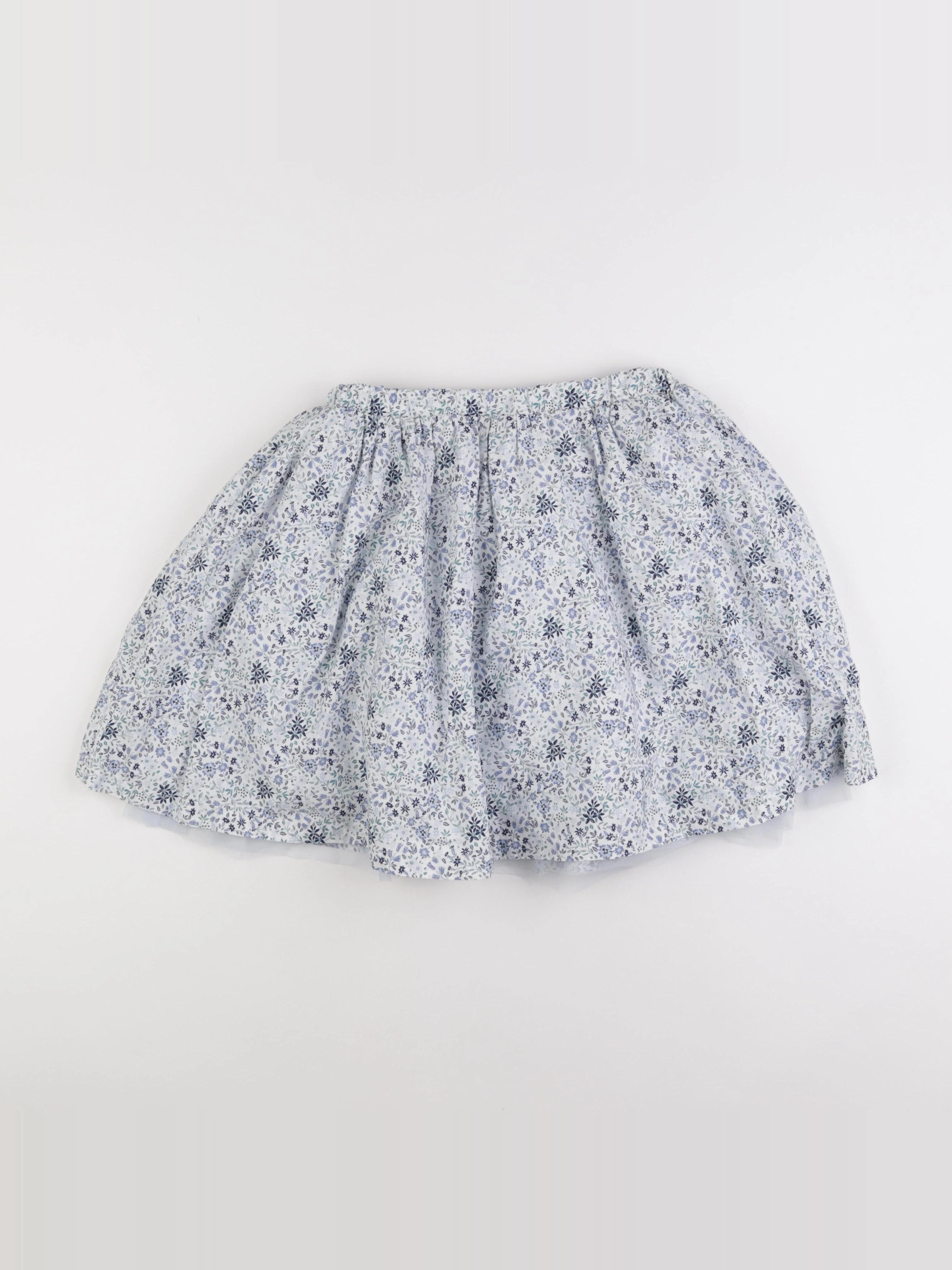 Vertbaudet - jupe bleu, blanc - 12 ans