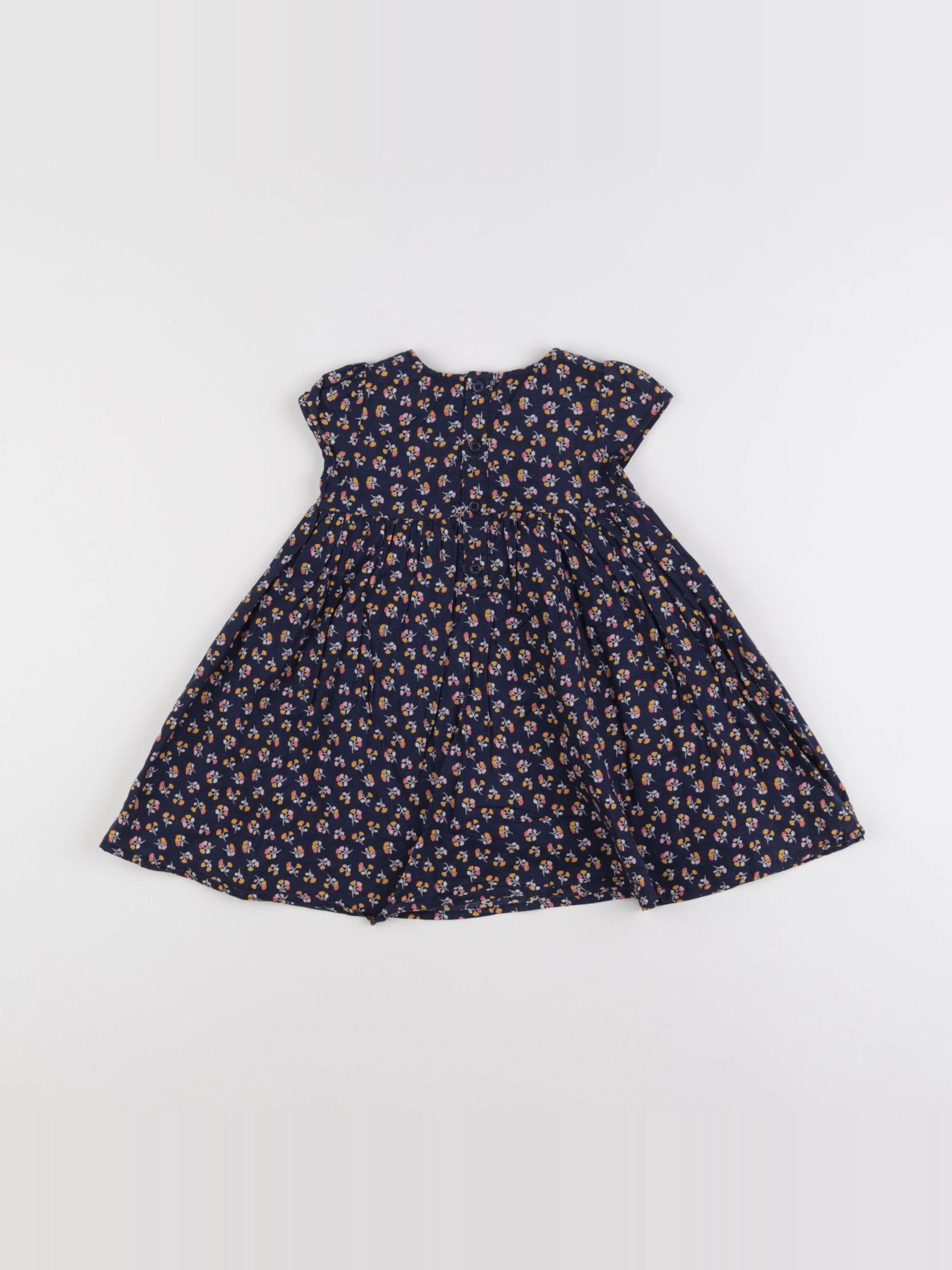 Boutchou - robe bleu - 12 mois