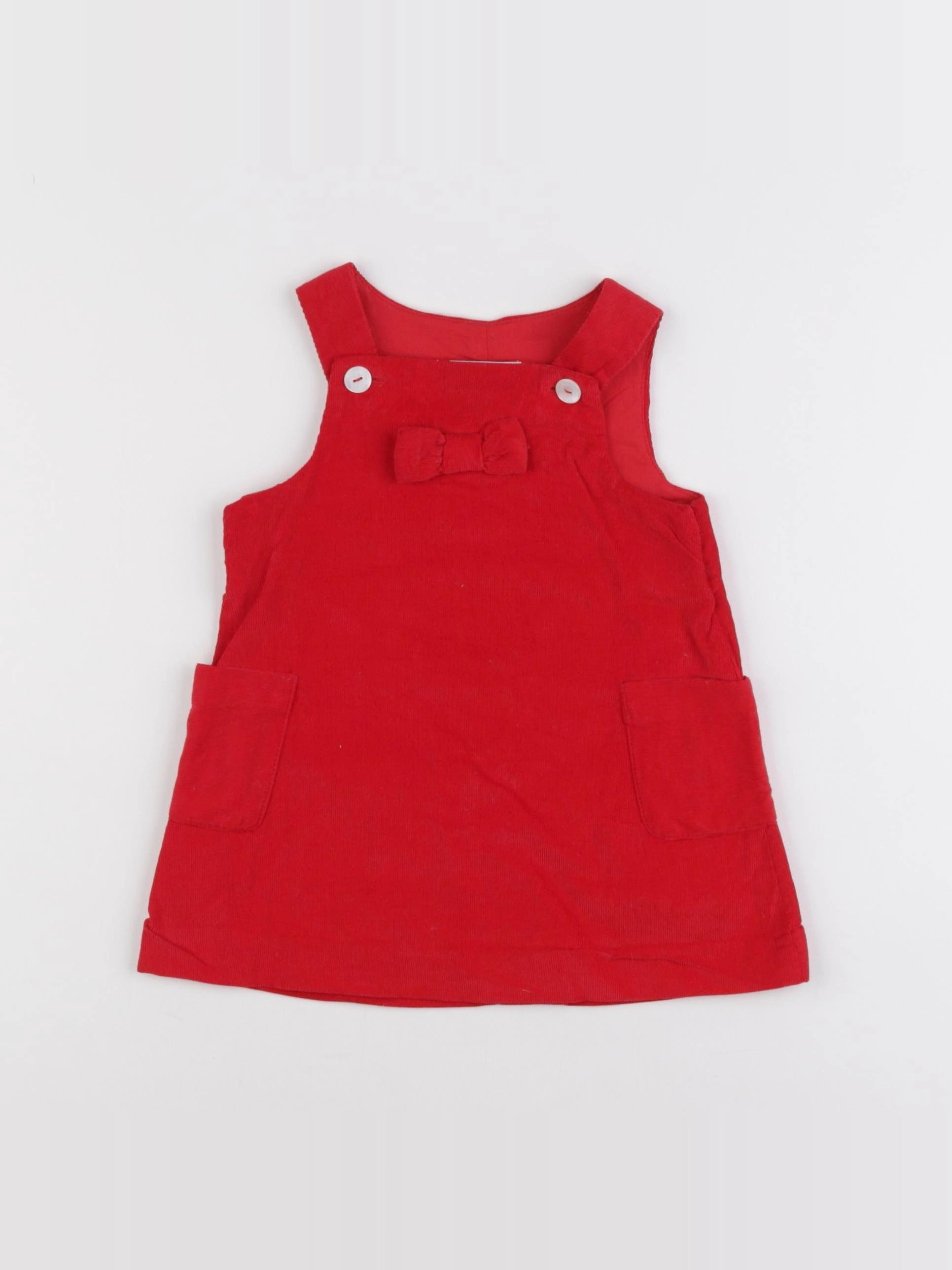 Jacadi - robe rouge - 12 mois