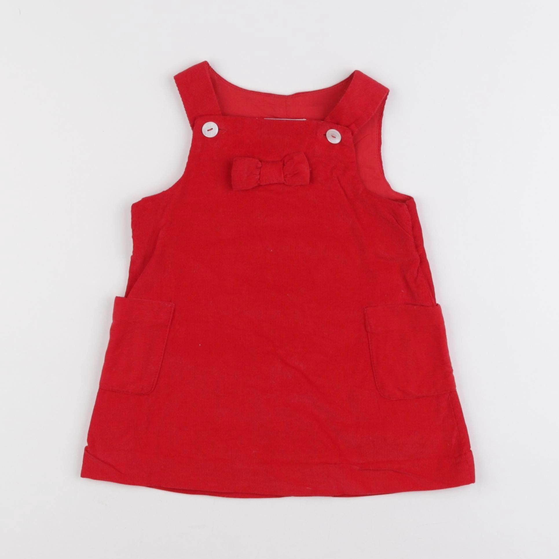 Jacadi - robe rouge - 12 mois