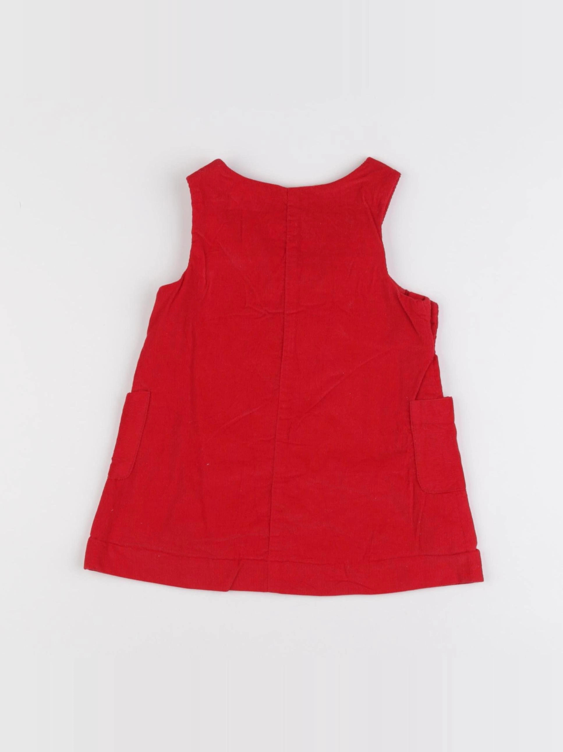 Jacadi - robe rouge - 12 mois