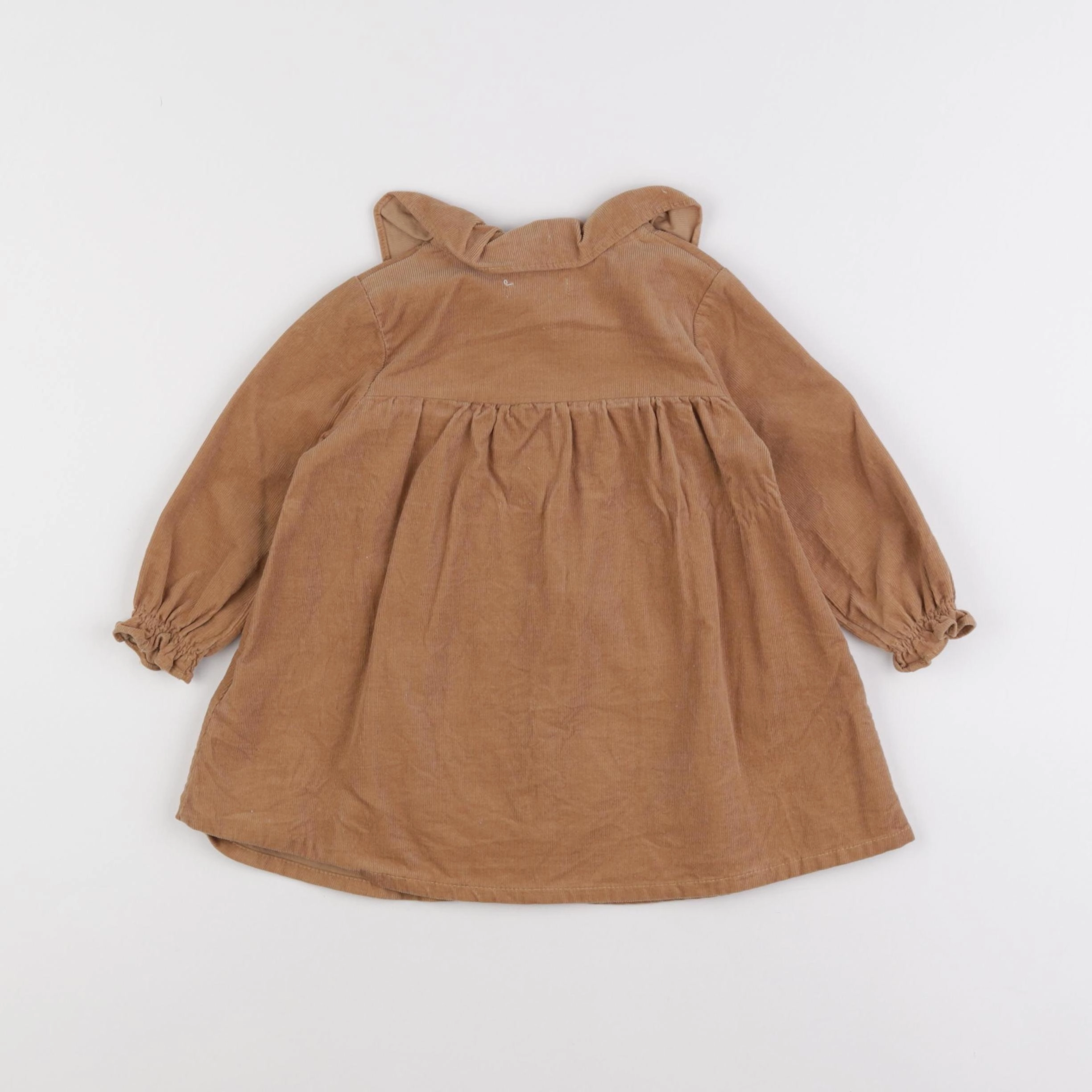 Vertbaudet - robe marron - 12 mois