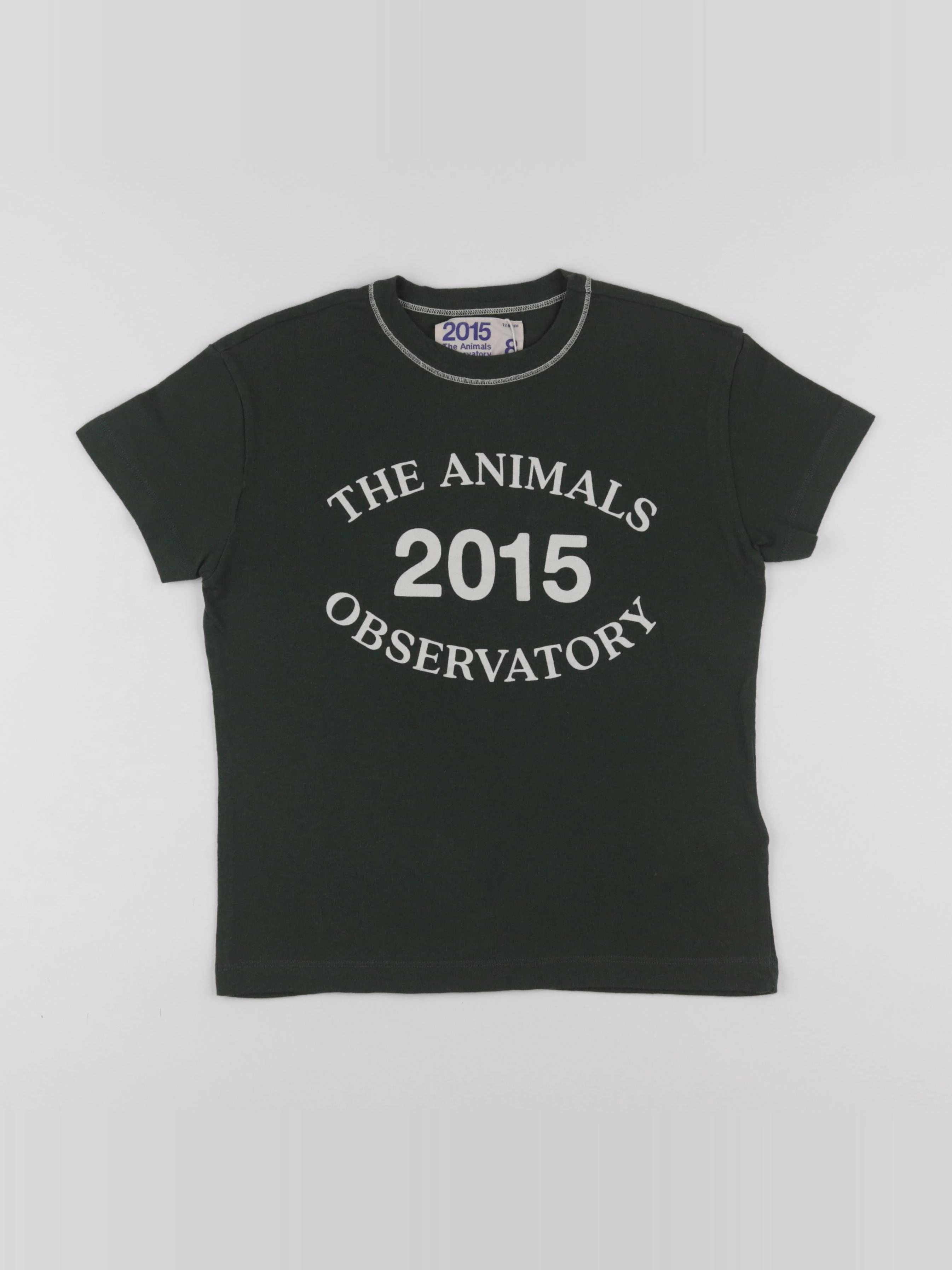 The animals observatory - Tee-shirt Rooster Vert - 6 ans