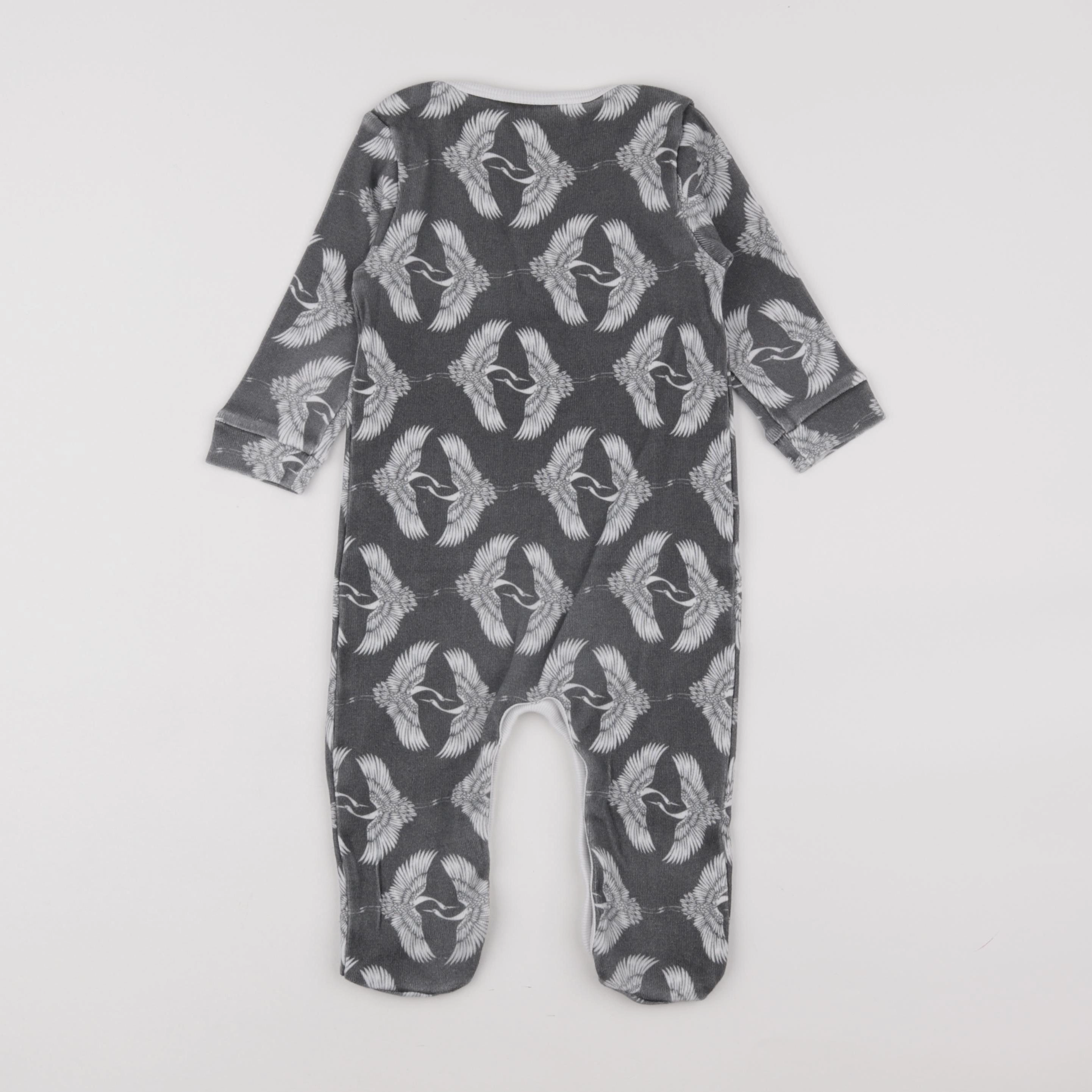 Moumout' - pyjama coton gris - 12 mois