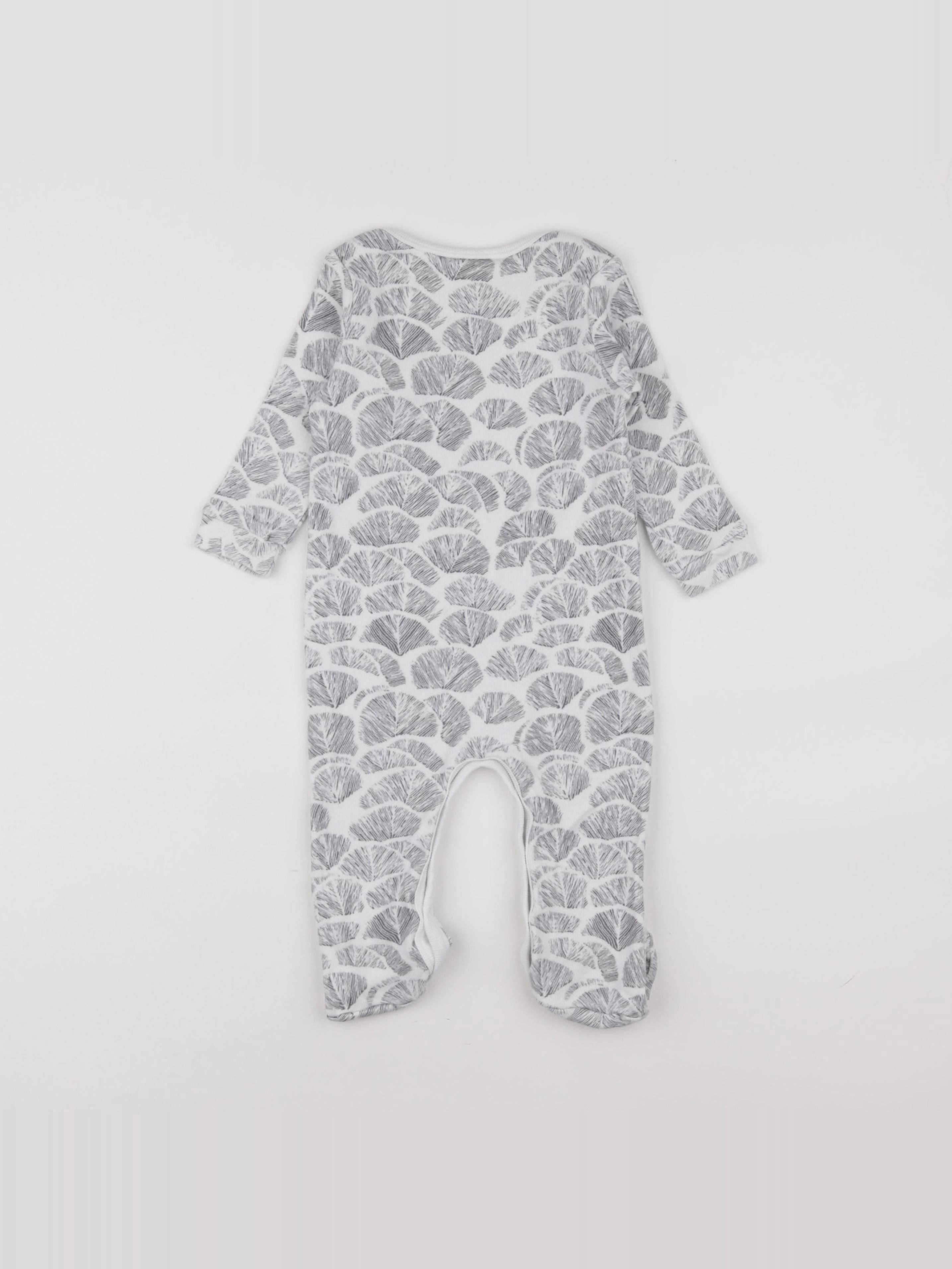 Moumout' - pyjama coton gris - 12 mois