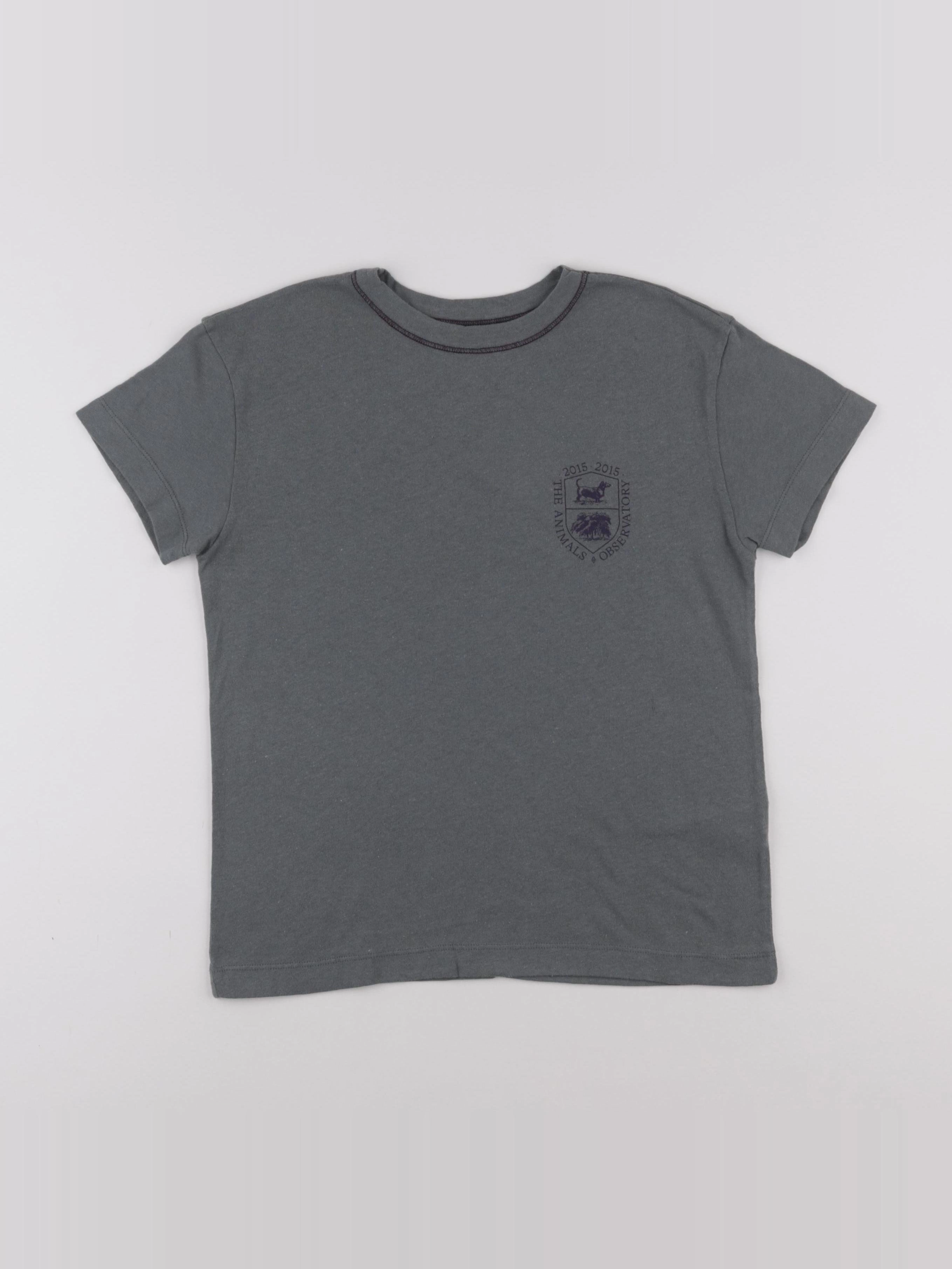 The animals observatory - Tee-shirt Rooster Gris - 10 ans
