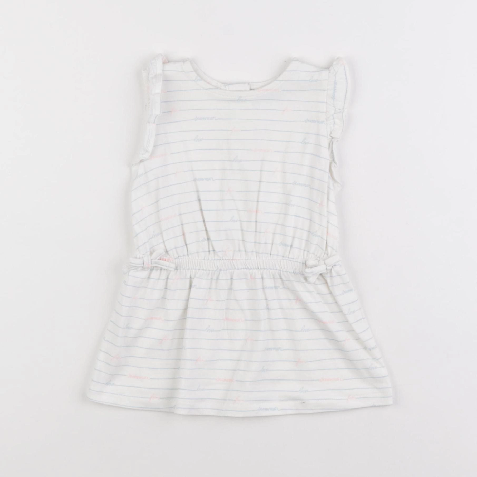 Tape à l'oeil - robe blanc - 9 mois