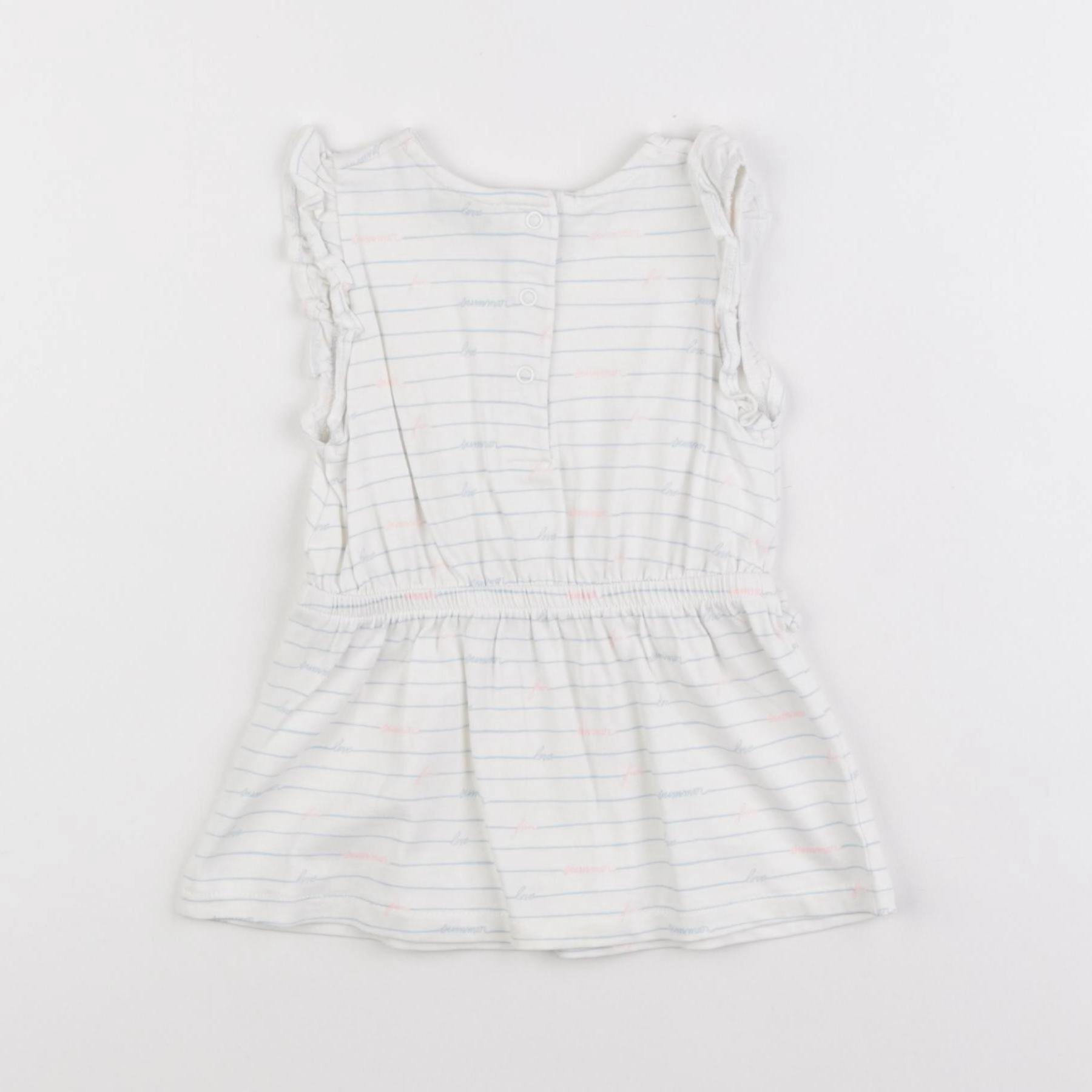 Tape à l'oeil - robe blanc - 9 mois