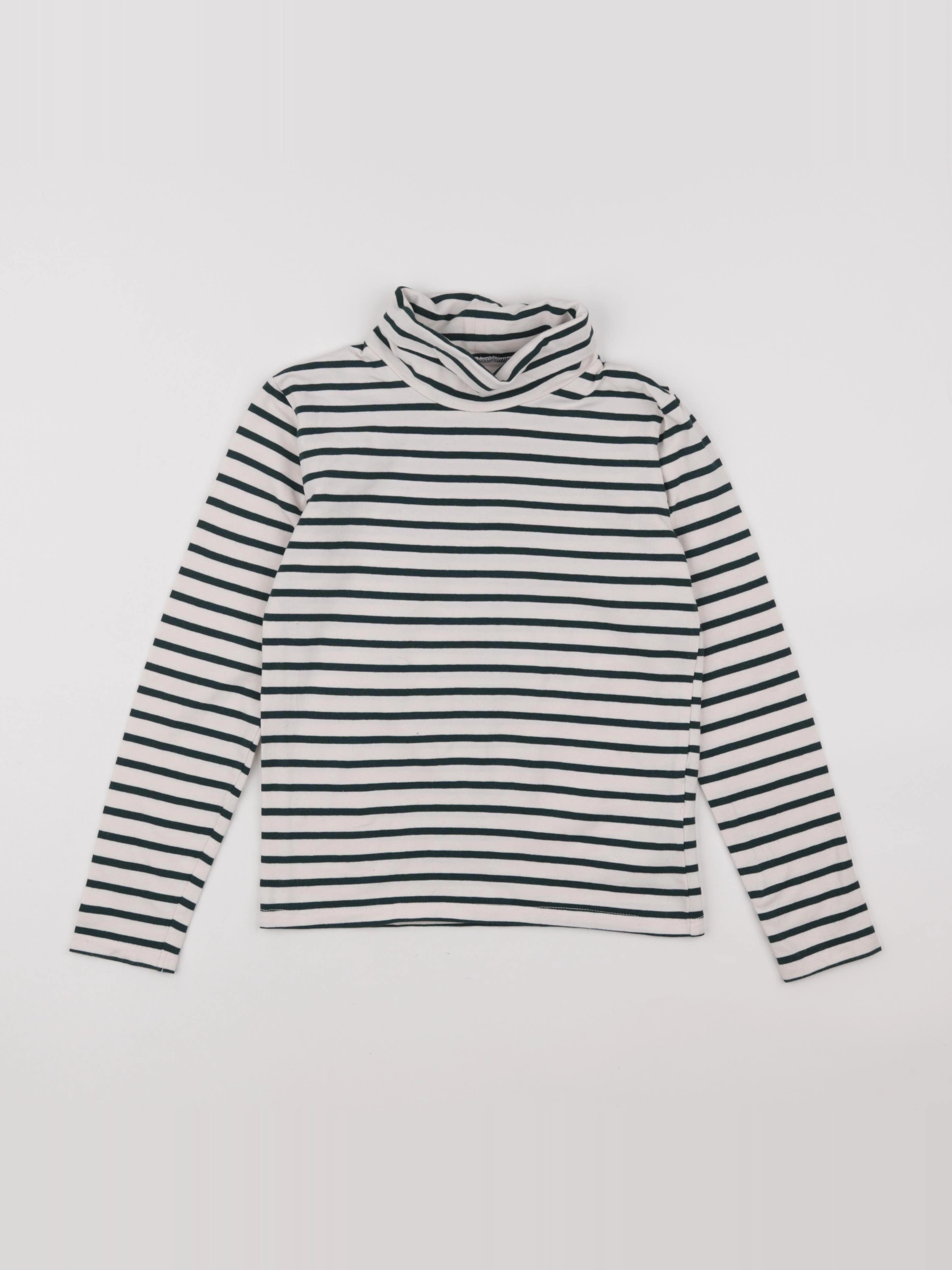 Vertbaudet - sous-pull blanc - 8 ans