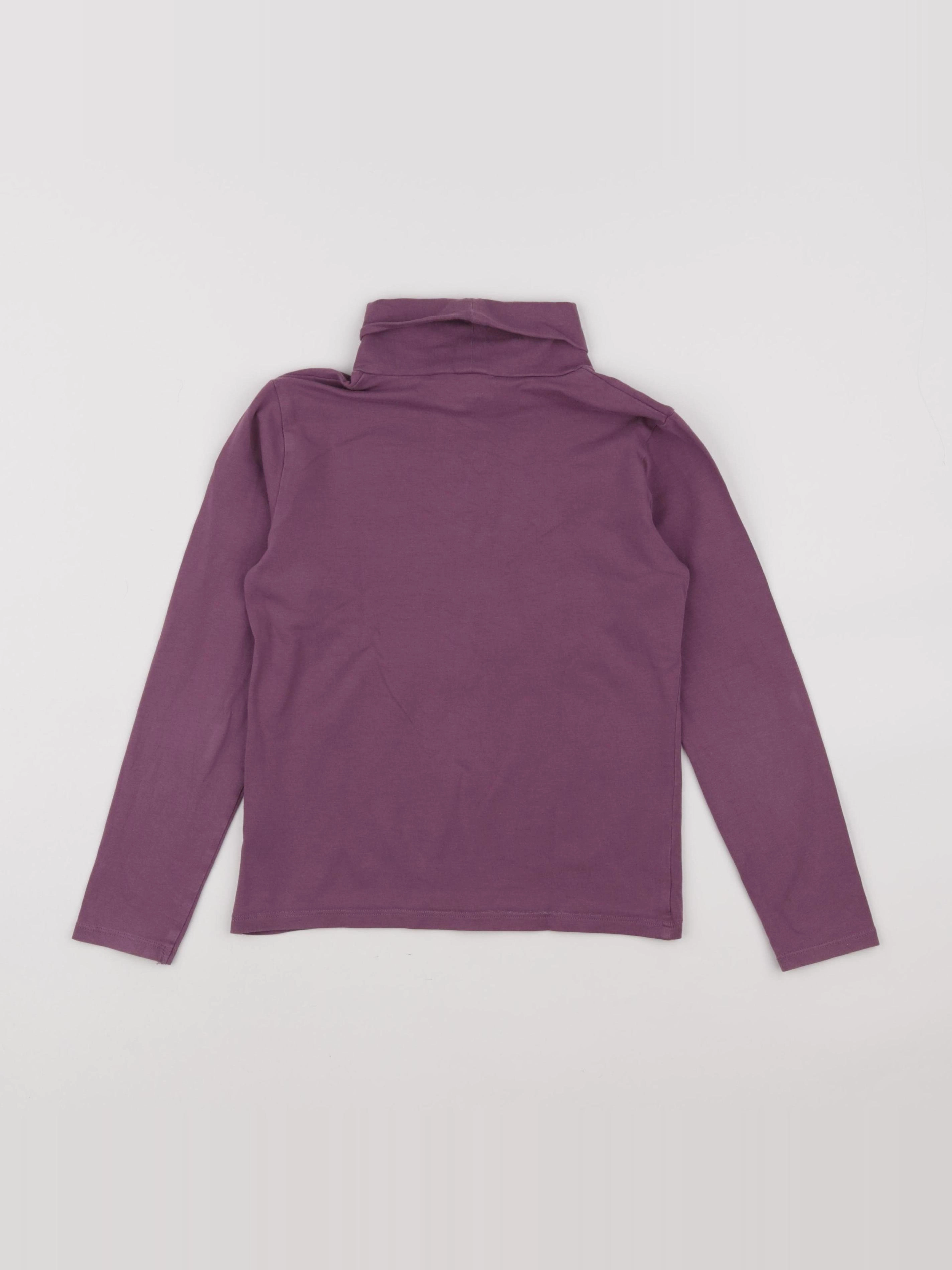 Vertbaudet - sous-pull violet - 8 ans