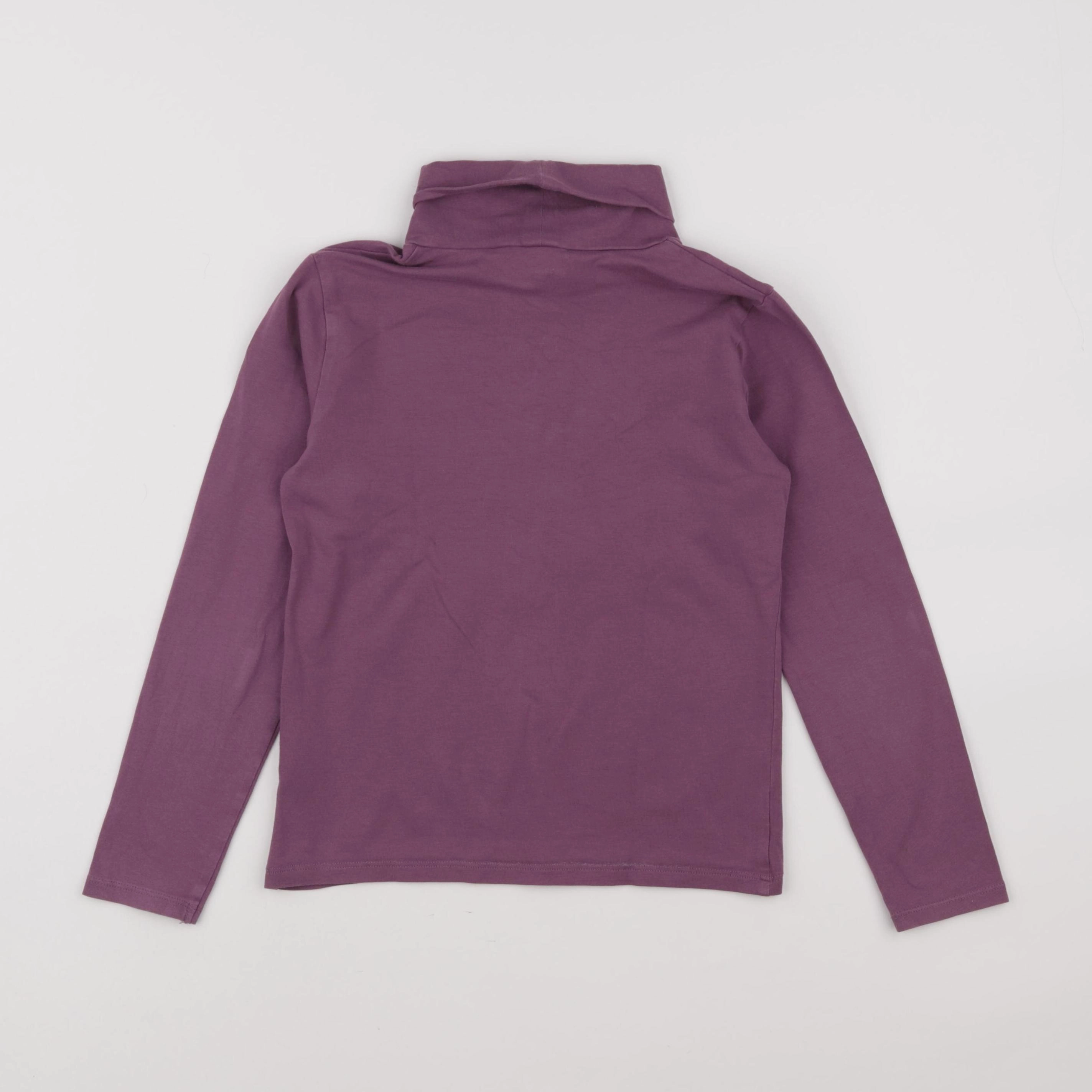 Vertbaudet - sous-pull violet - 8 ans