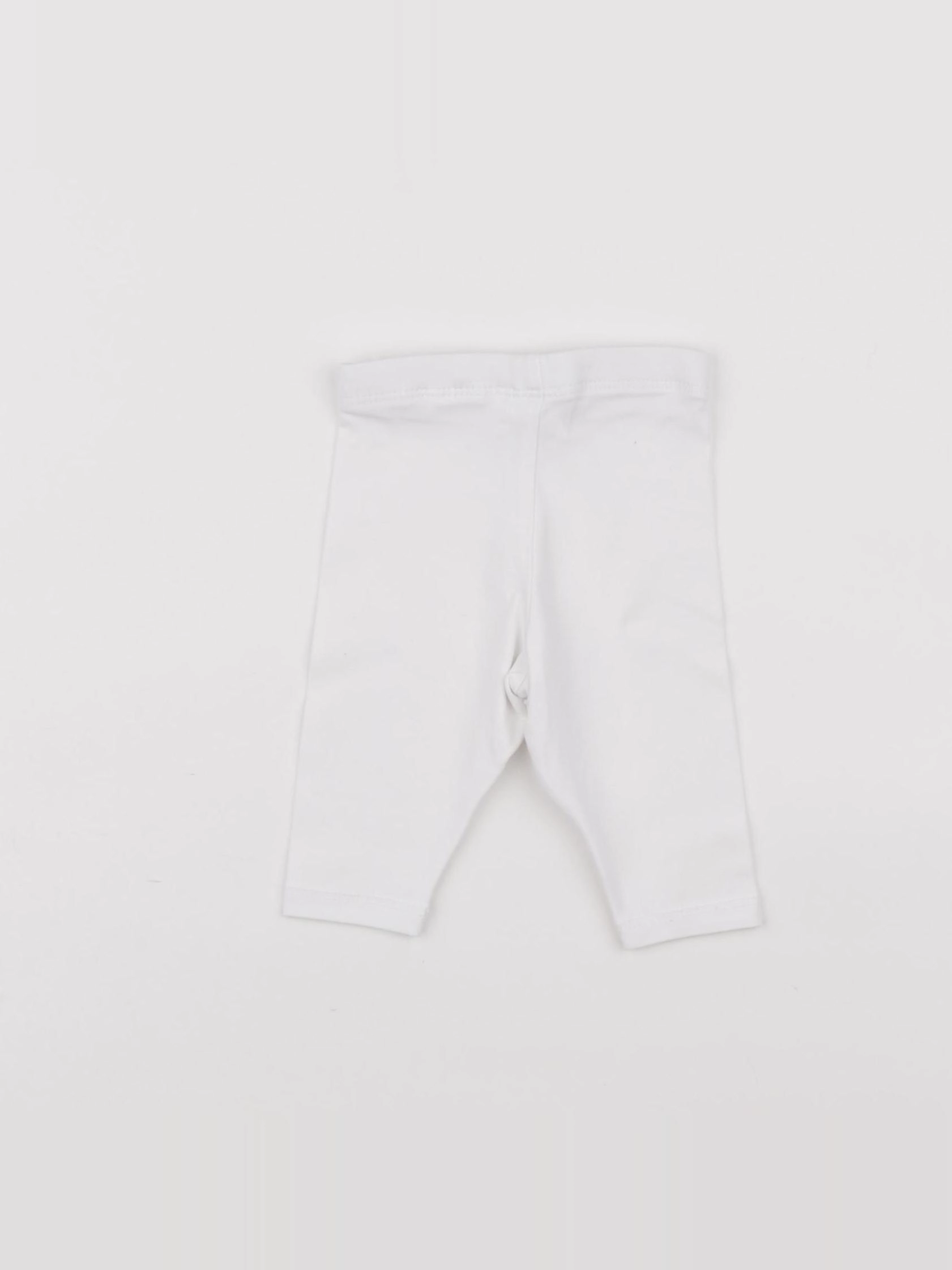 H&M - legging blanc - 0/1 mois