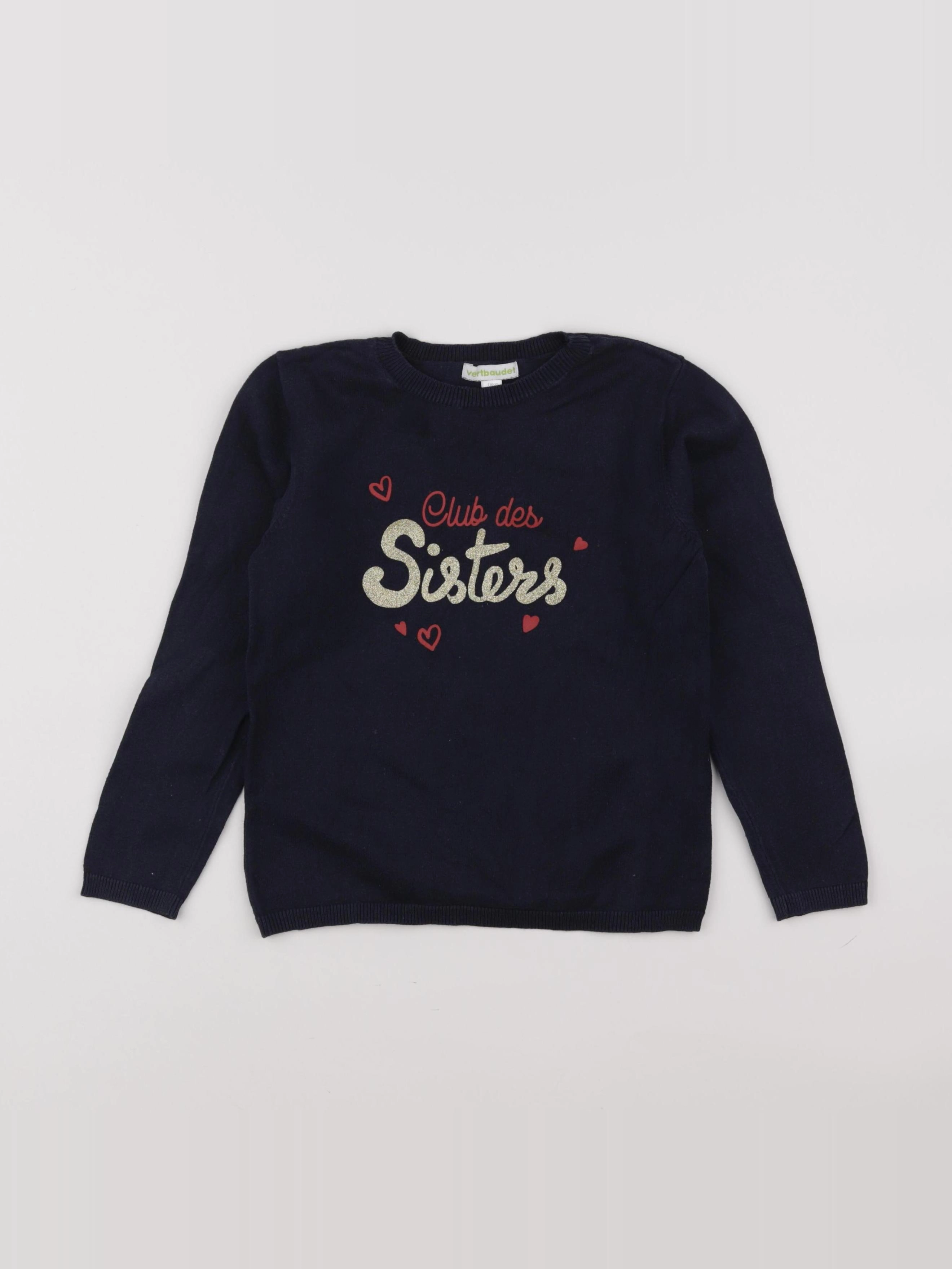 Vertbaudet - pull bleu - 6 ans