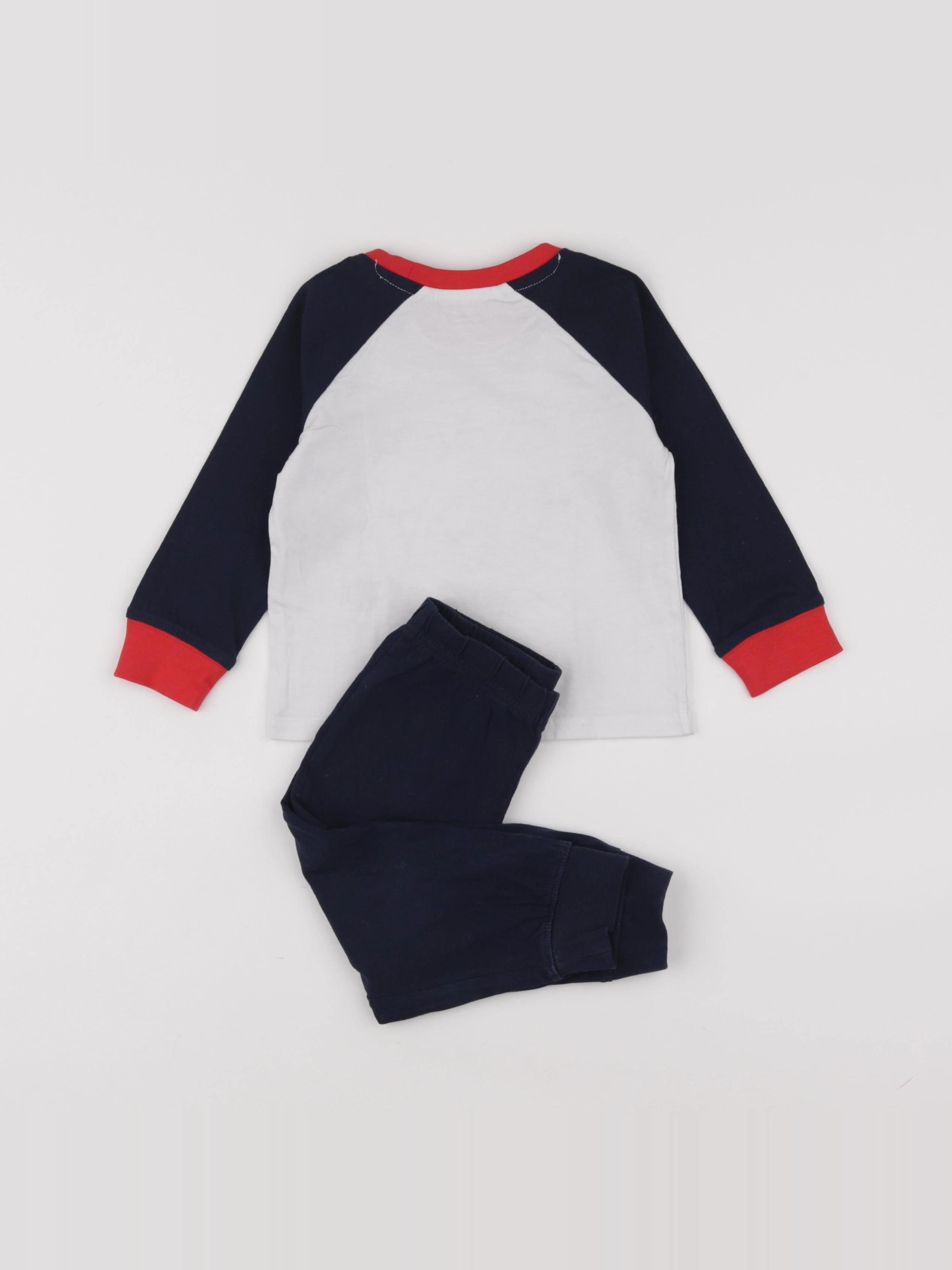 Vertbaudet - pyjama coton bleu - 2 ans