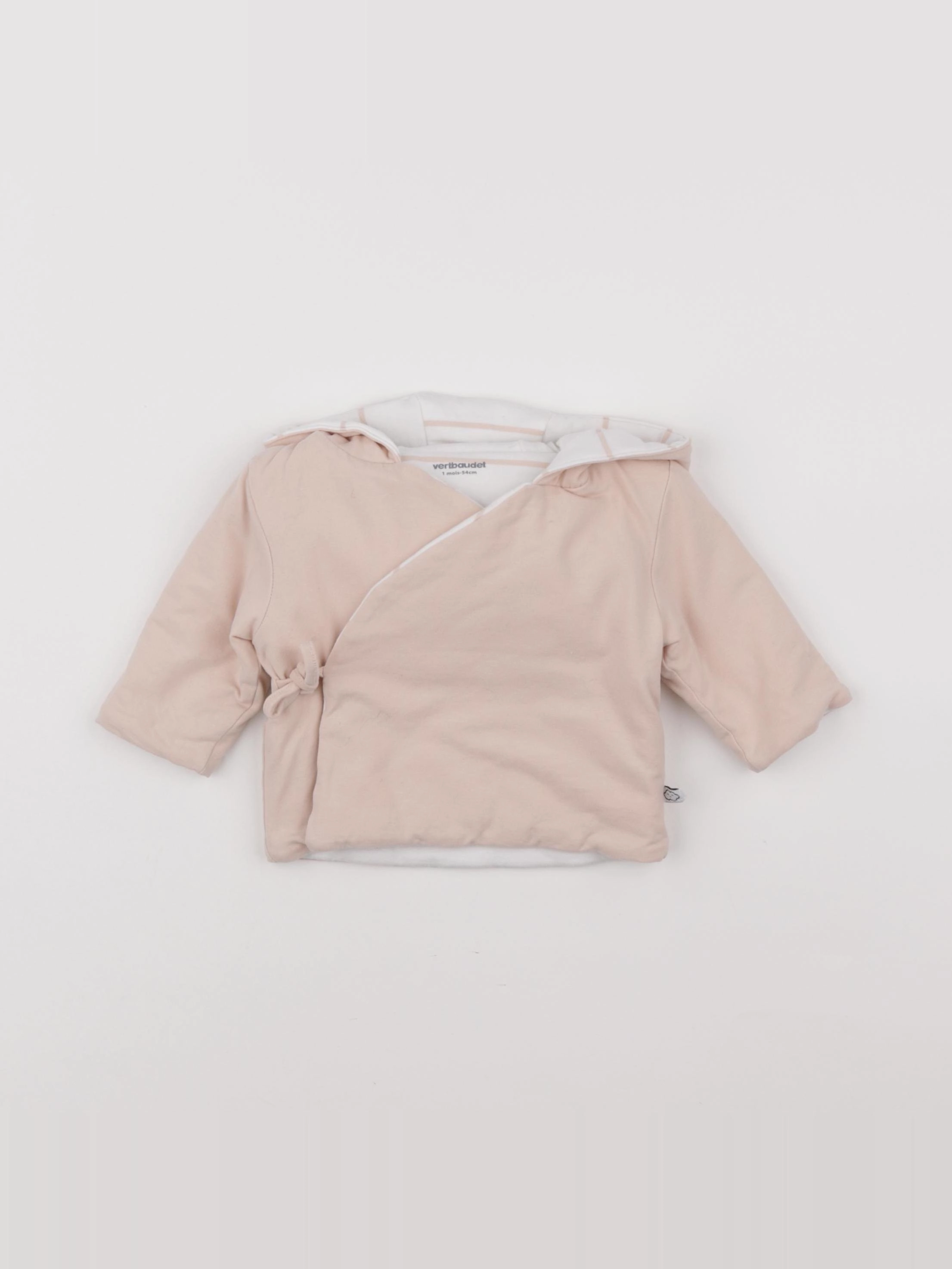 Vertbaudet - veste rose - 1 mois
