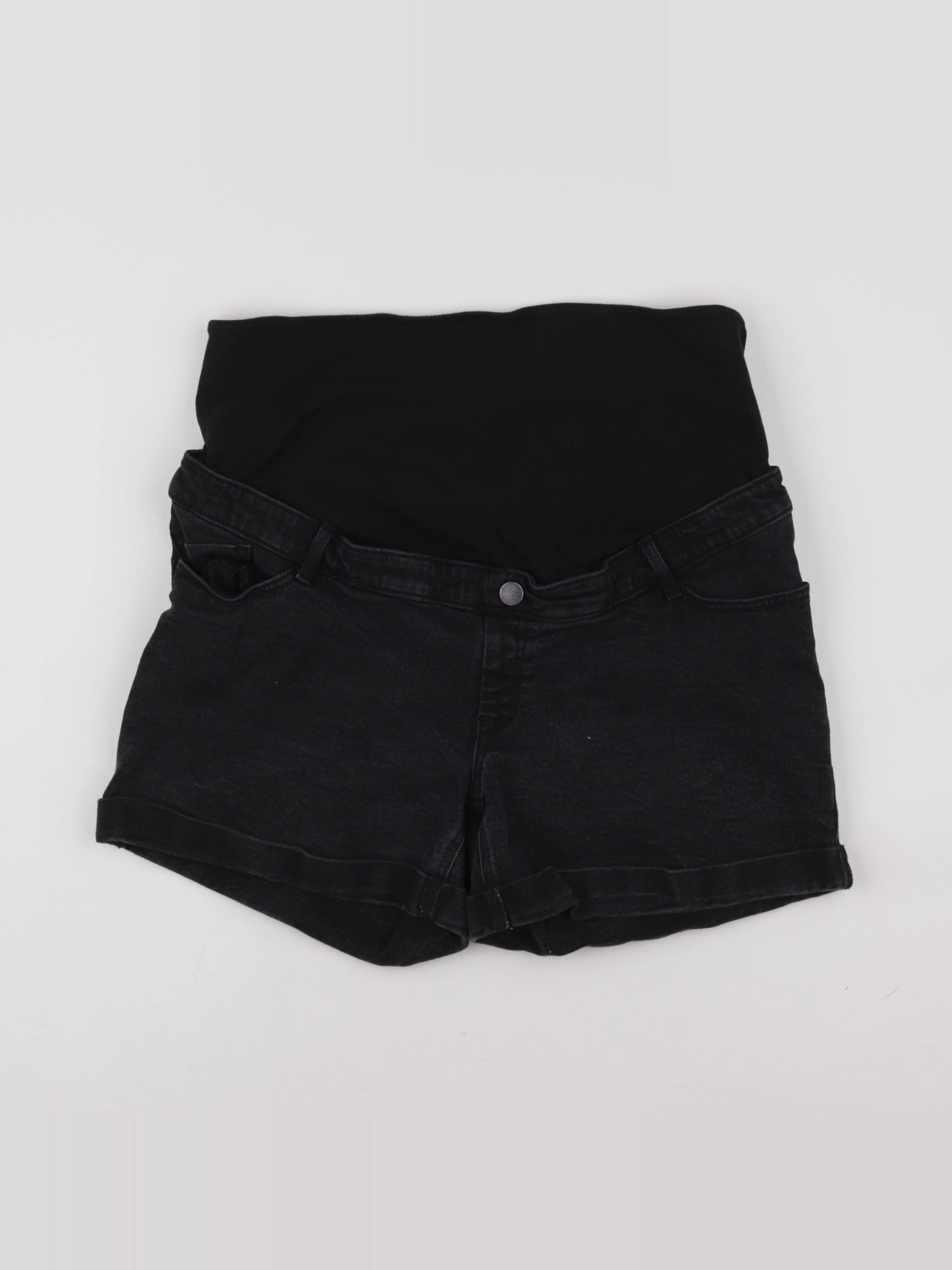Kiabi - short grossesse noir - 44