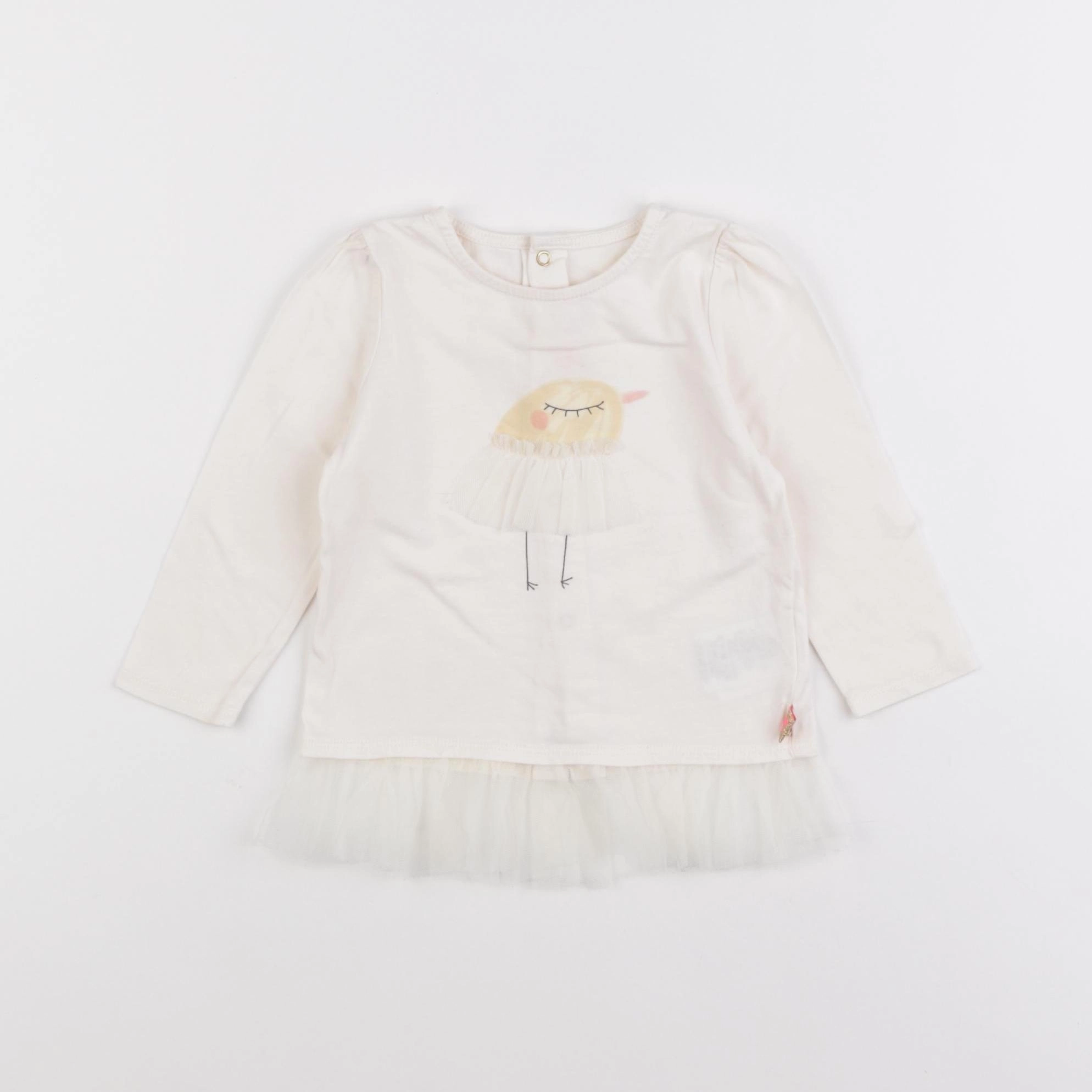 Billie Blush - tee-shirt blanc - 12 mois