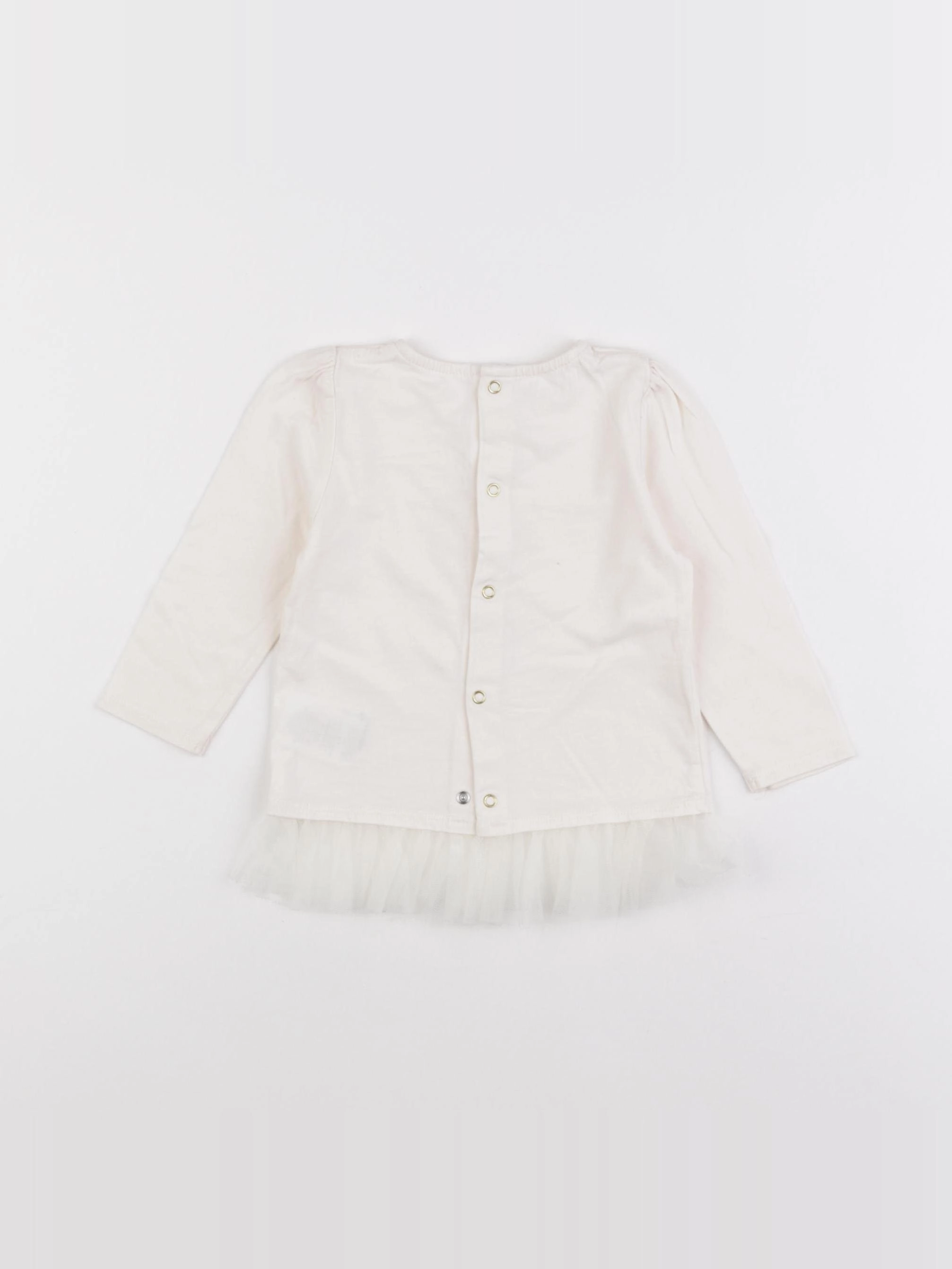 Billie Blush - tee-shirt blanc - 12 mois