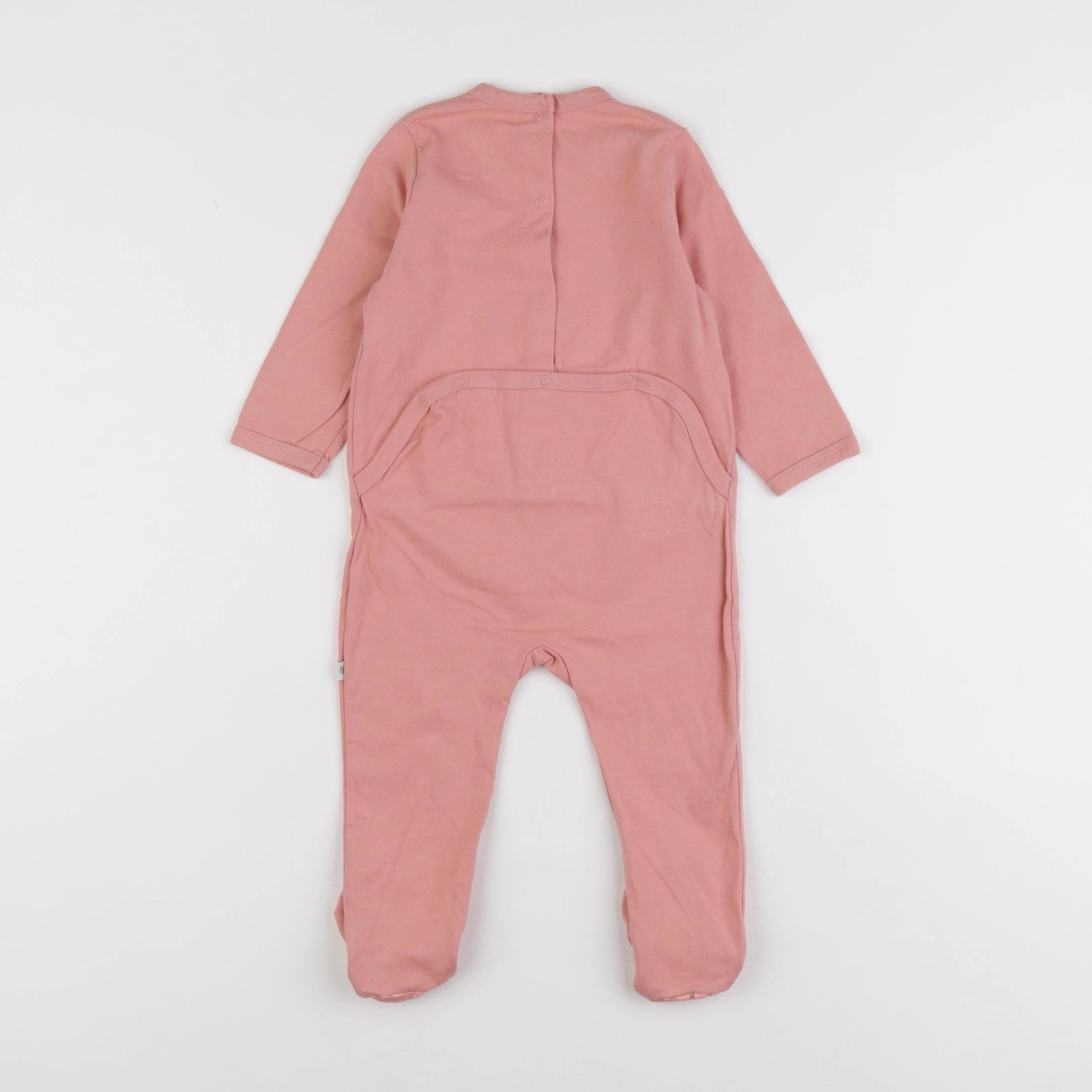 Vertbaudet - pyjama coton rose - 12 mois