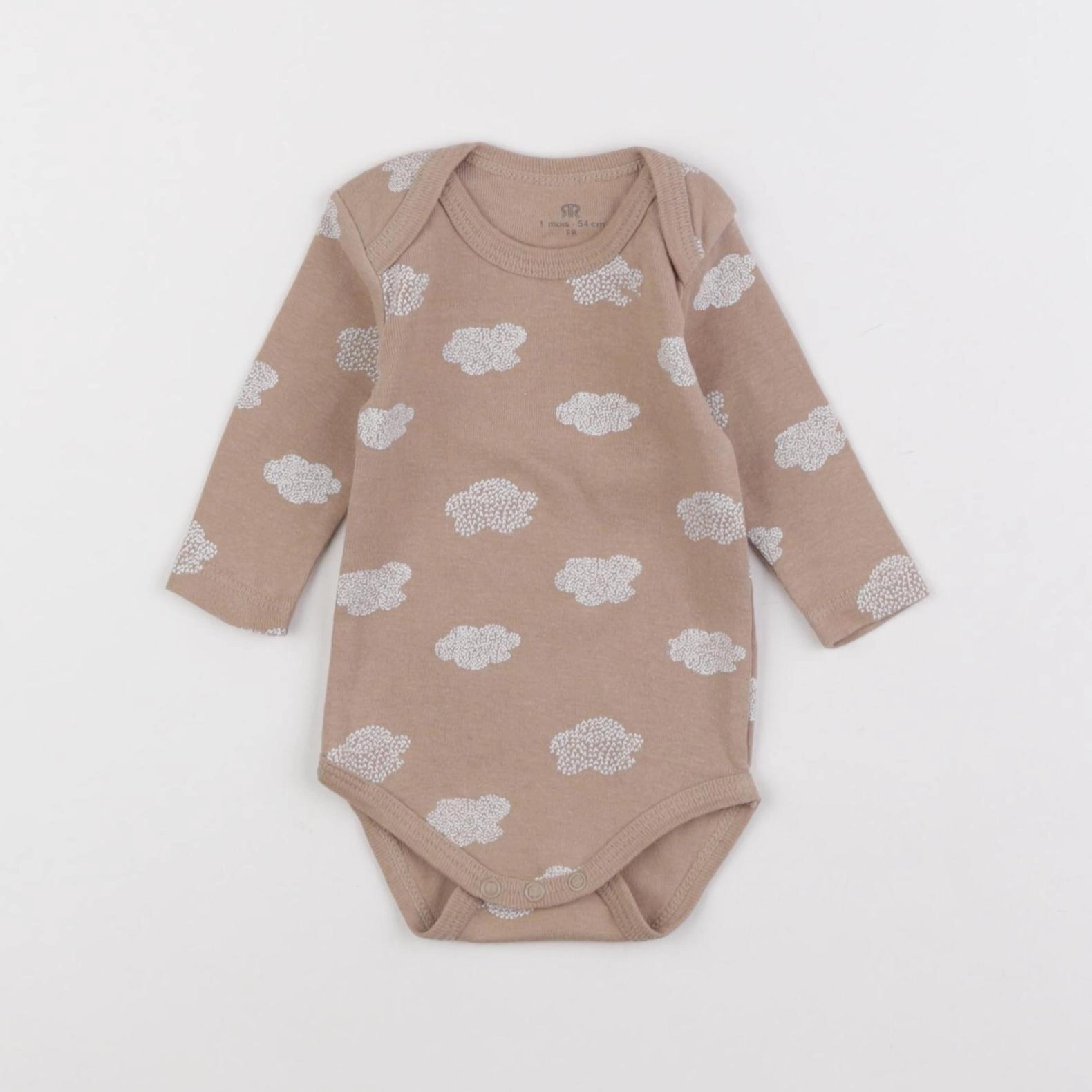 La Redoute - body marron - 1 mois