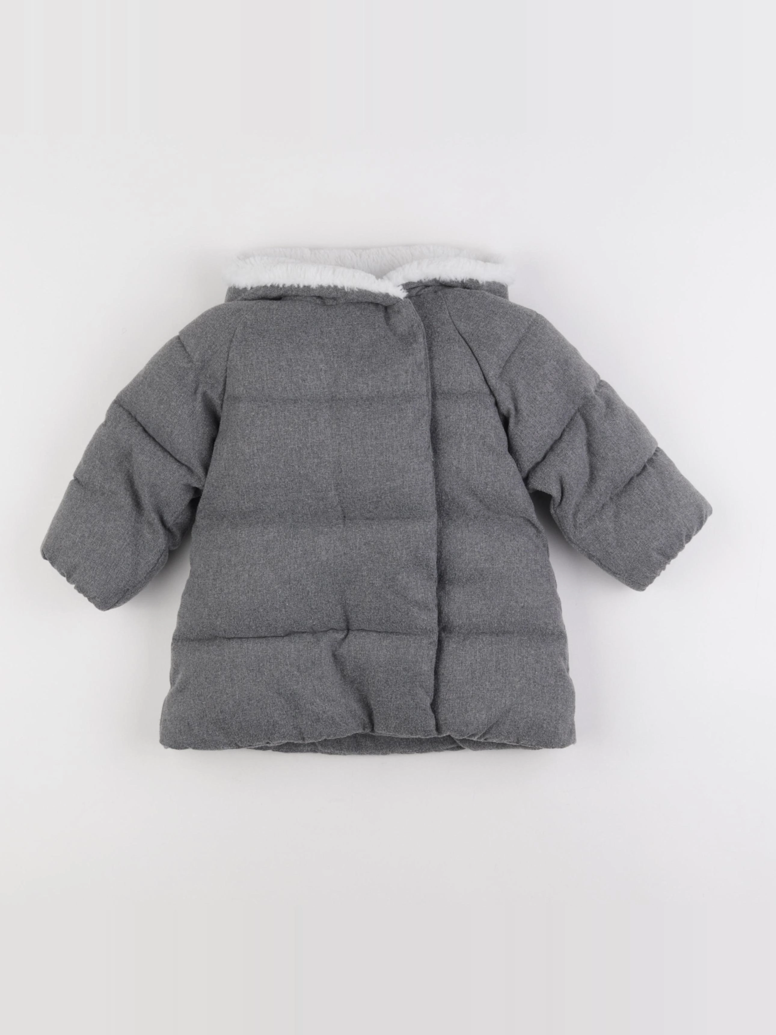 Jacadi - doudoune gris, argent - 18 mois