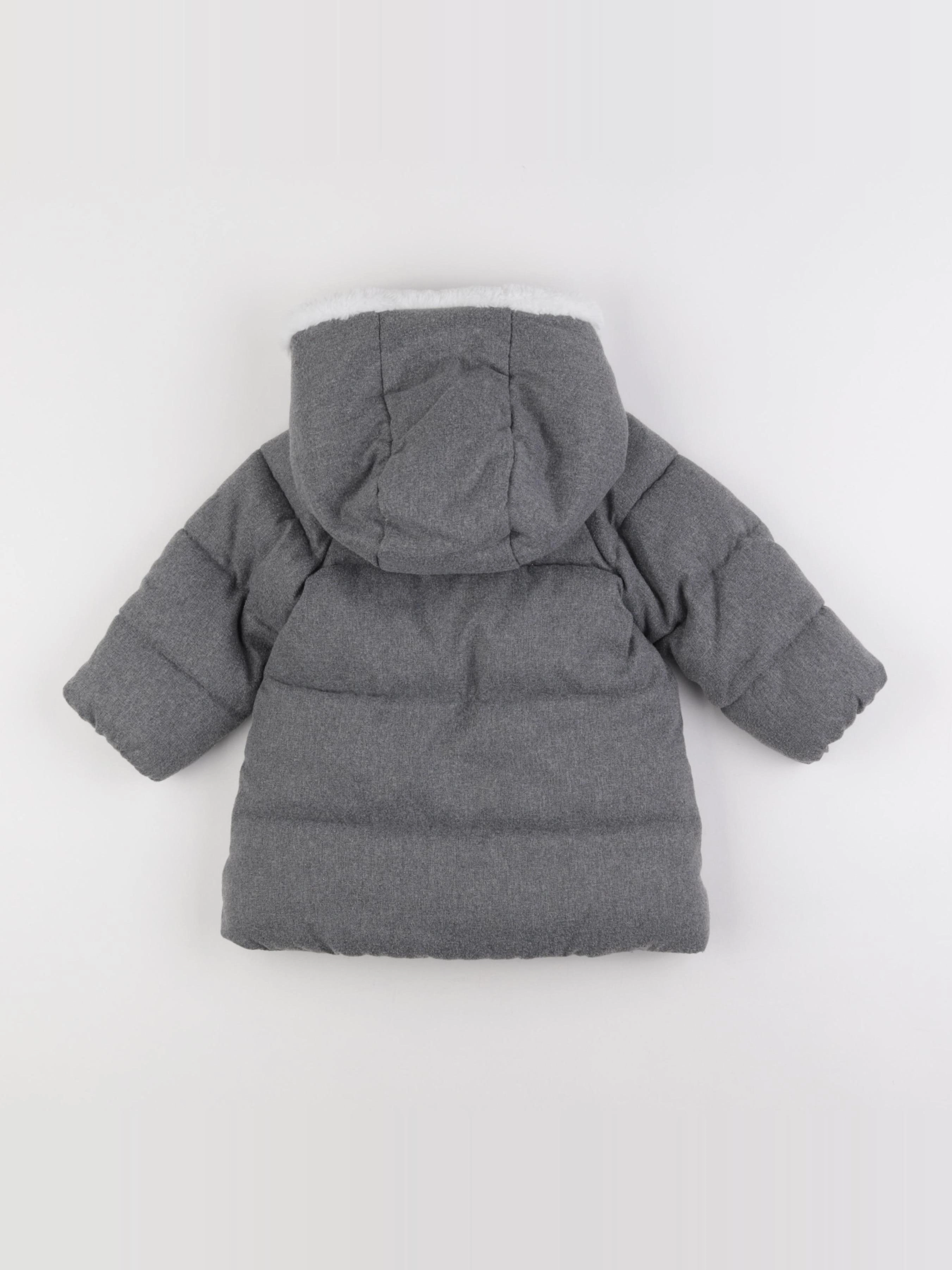 Jacadi - doudoune gris, argent - 18 mois