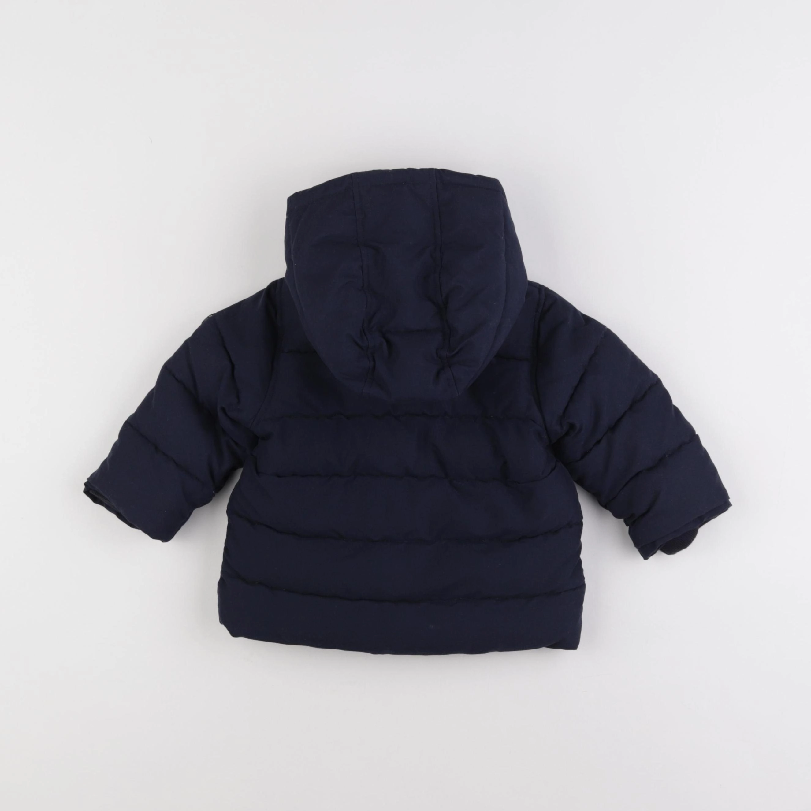 Petit Bateau - doudoune bleu - 12 mois