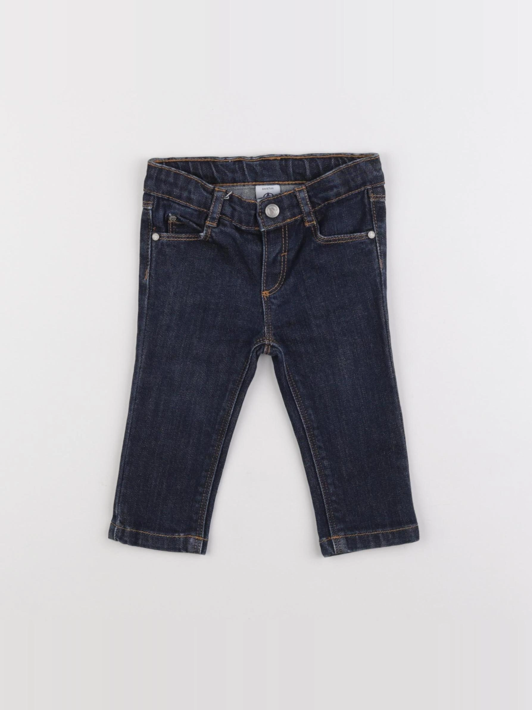 Petit Bateau - jean bleu - 6 mois