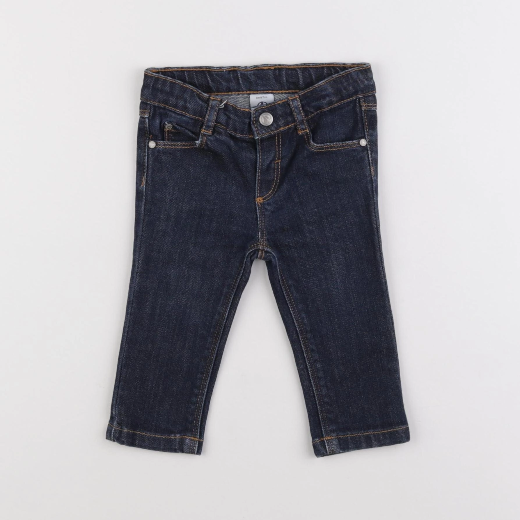 Petit Bateau - jean bleu - 6 mois