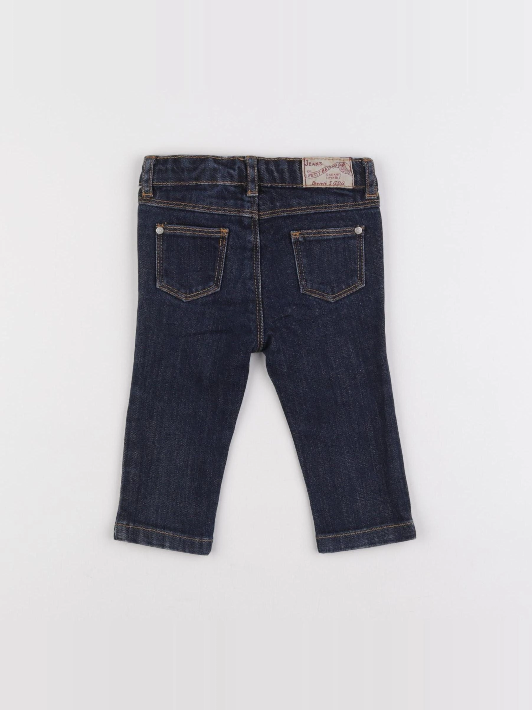Petit Bateau - jean bleu - 6 mois