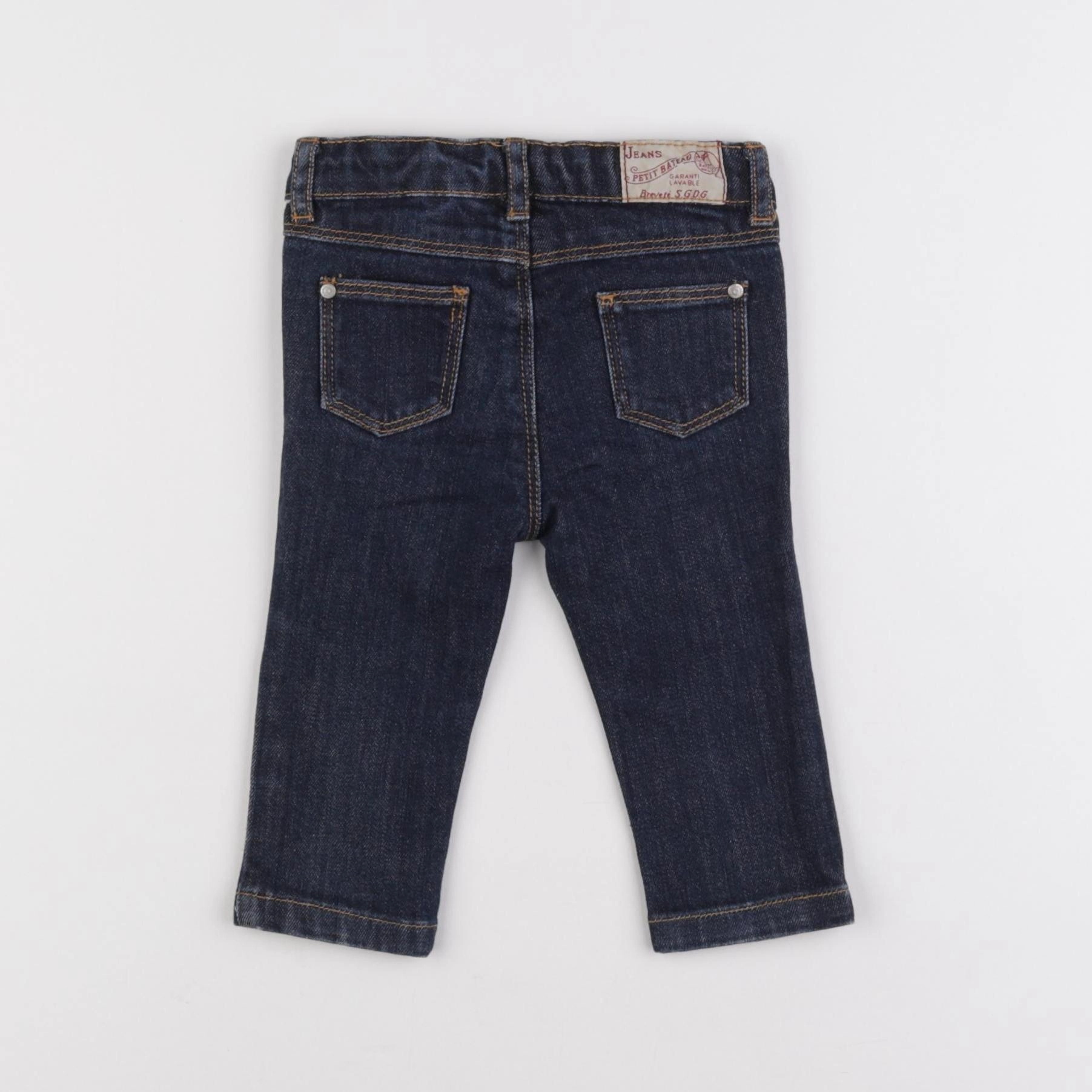 Petit Bateau - jean bleu - 6 mois