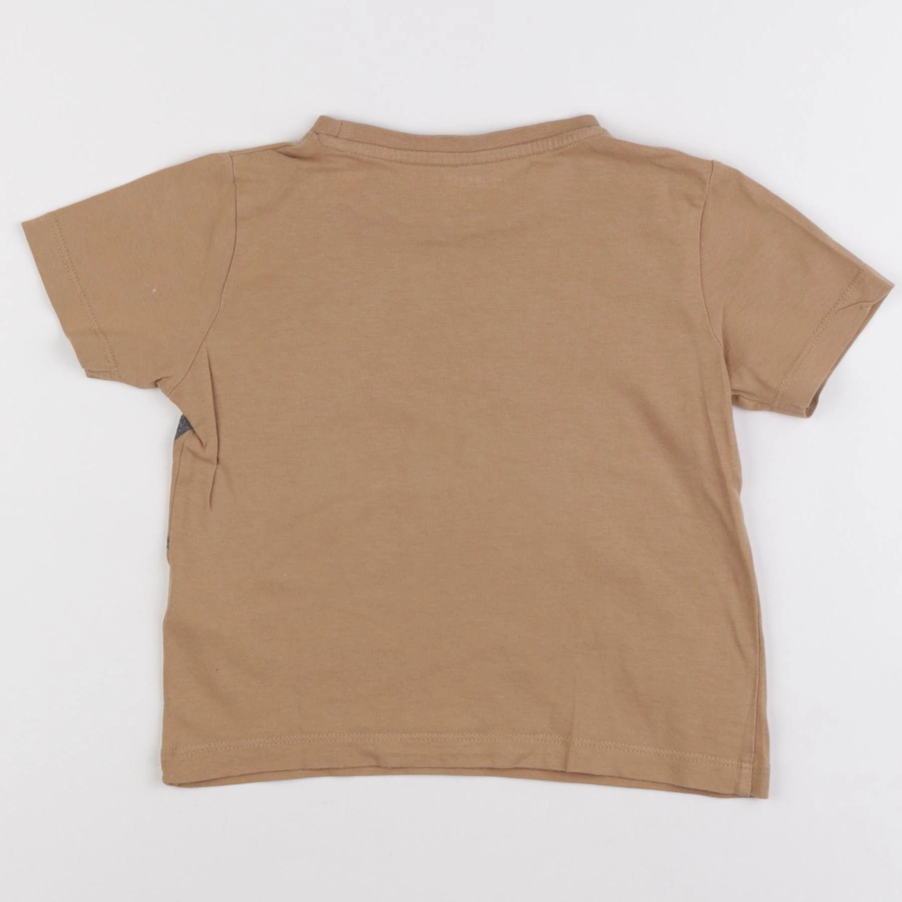 Vertbaudet - tee-shirt marron - 4 ans
