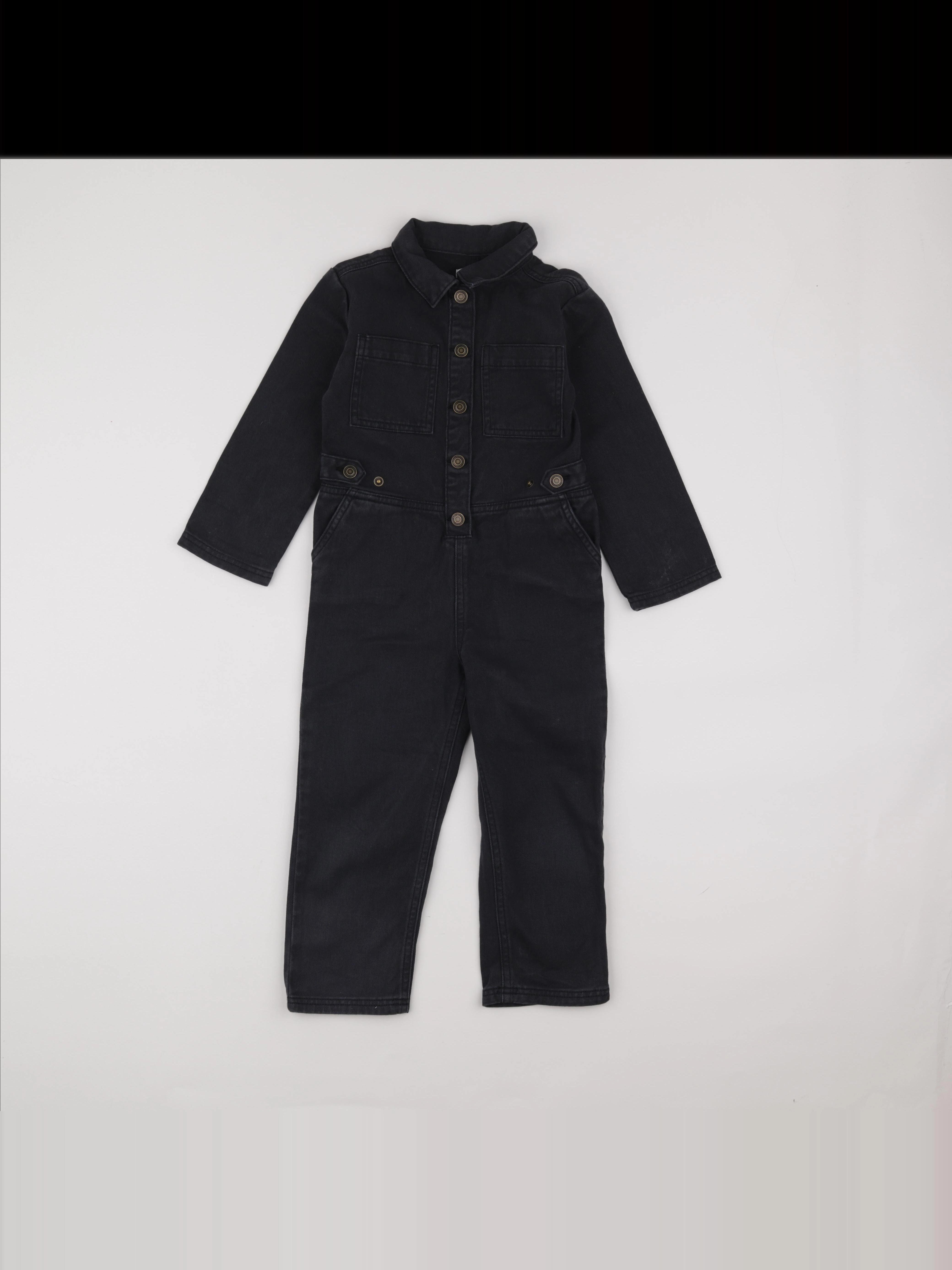 Vertbaudet - combinaison noir - 5 ans