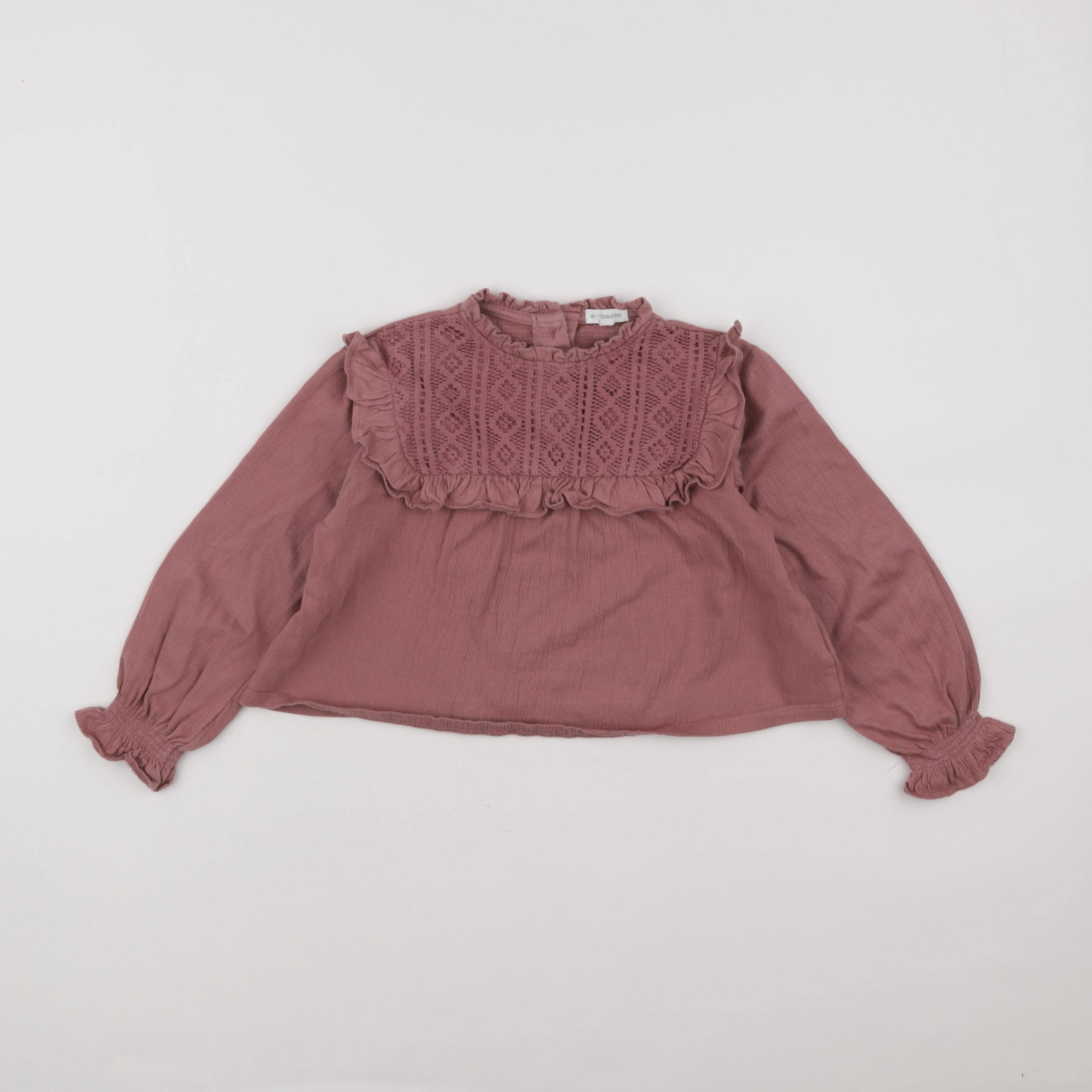 Vertbaudet - tee-shirt rose - 5 ans