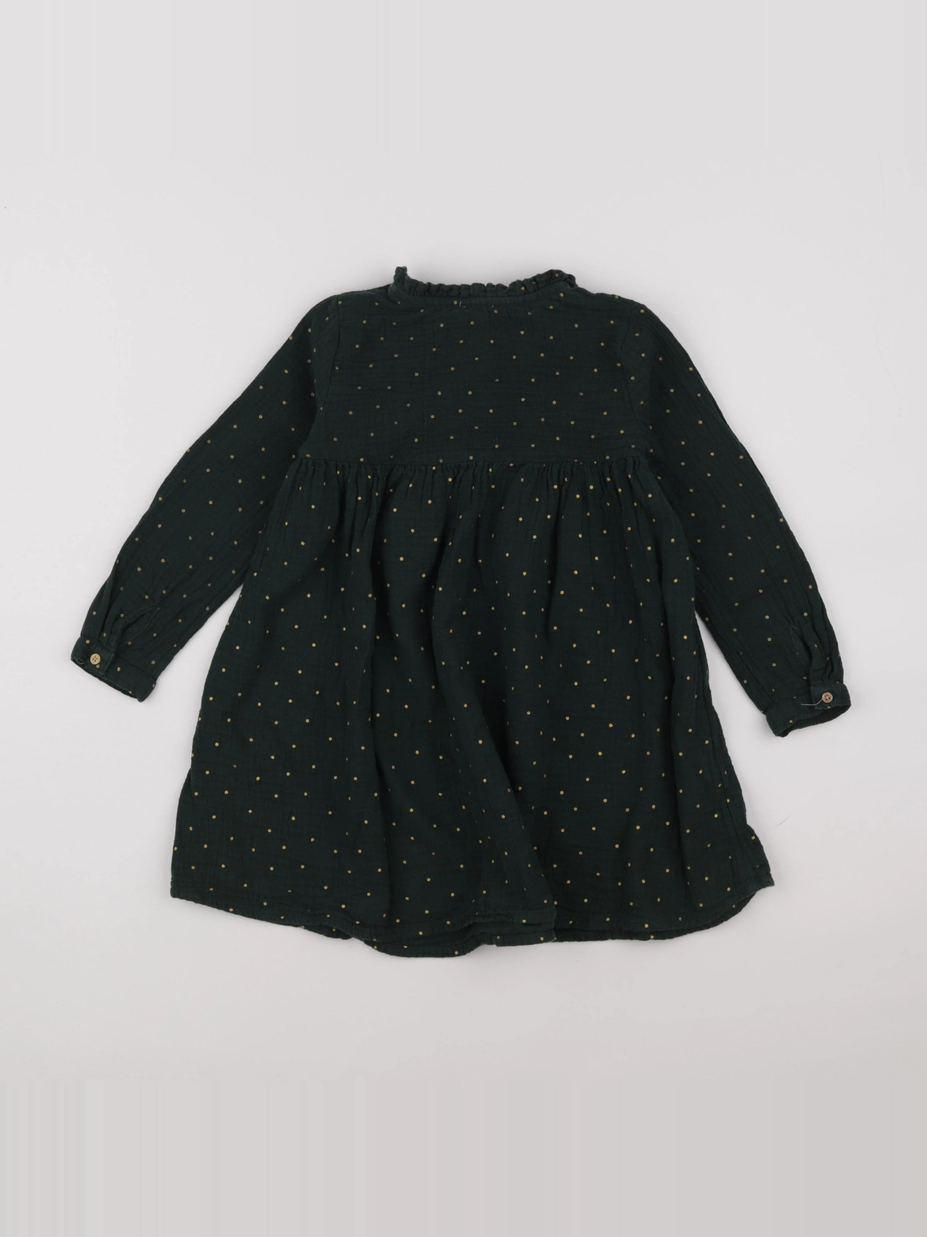 Vertbaudet - robe vert - 5 ans