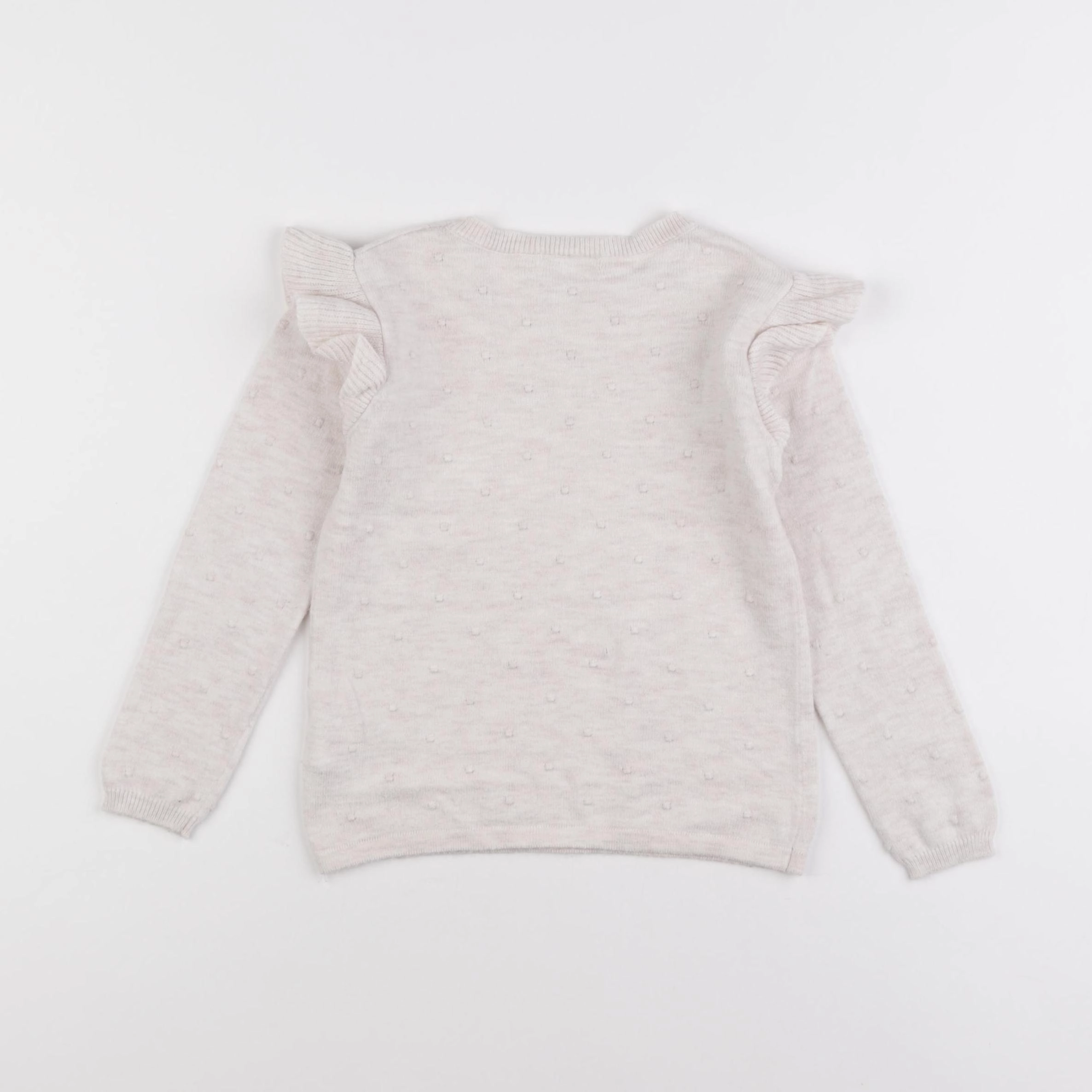 Vertbaudet - pull beige - 4 ans