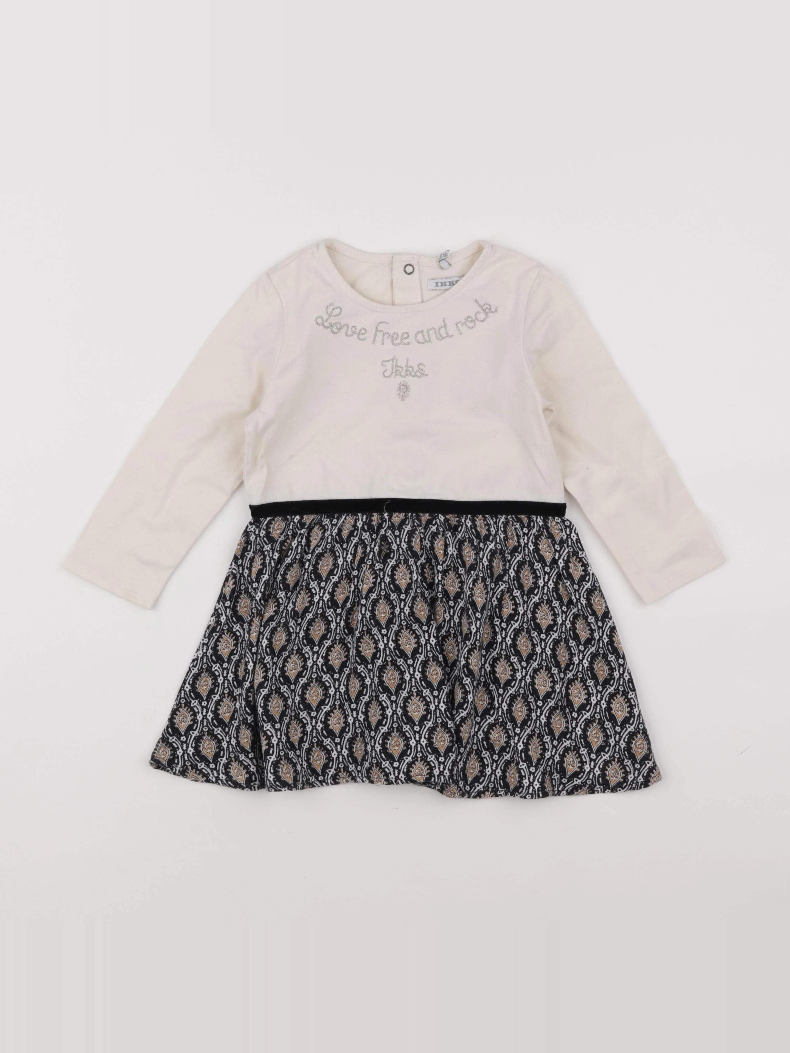 IKKS - robe blanc - 2 ans