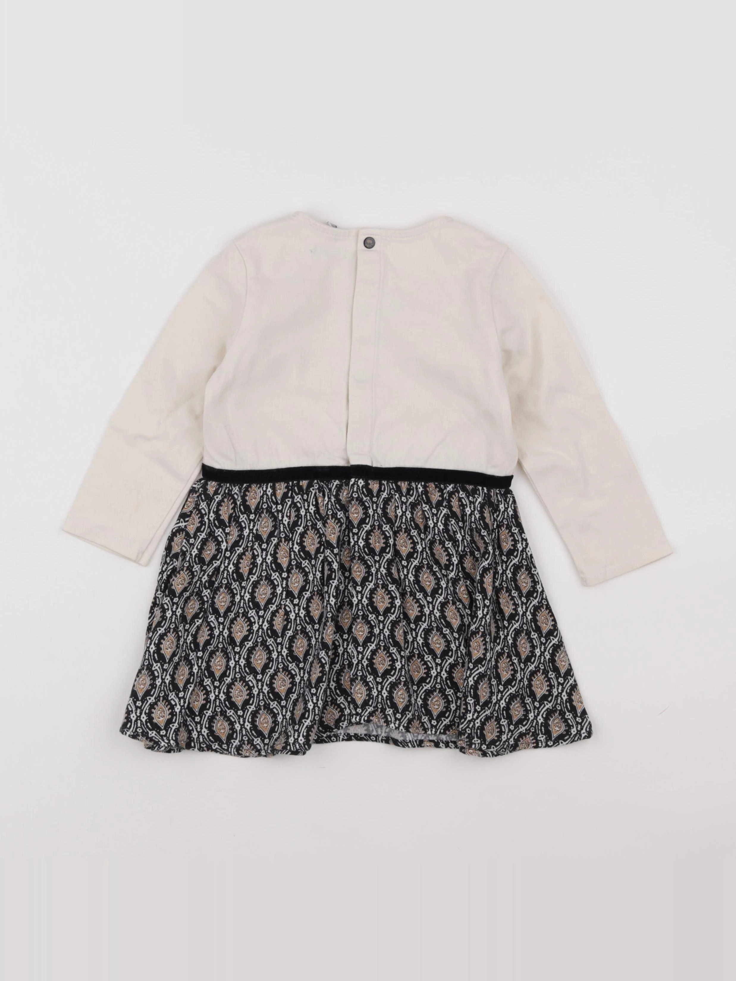 IKKS - robe blanc - 2 ans