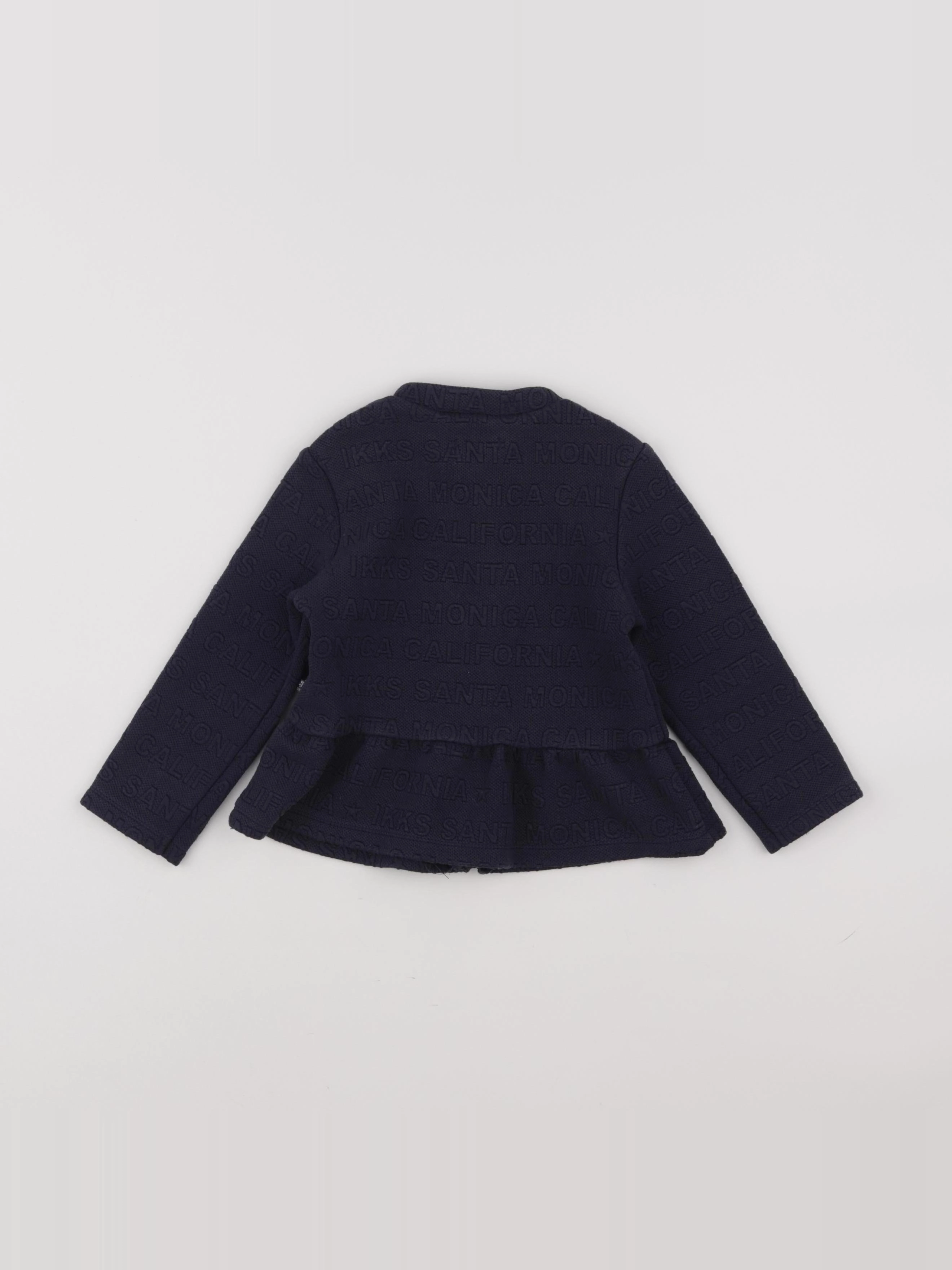IKKS - sweat bleu - 2 ans