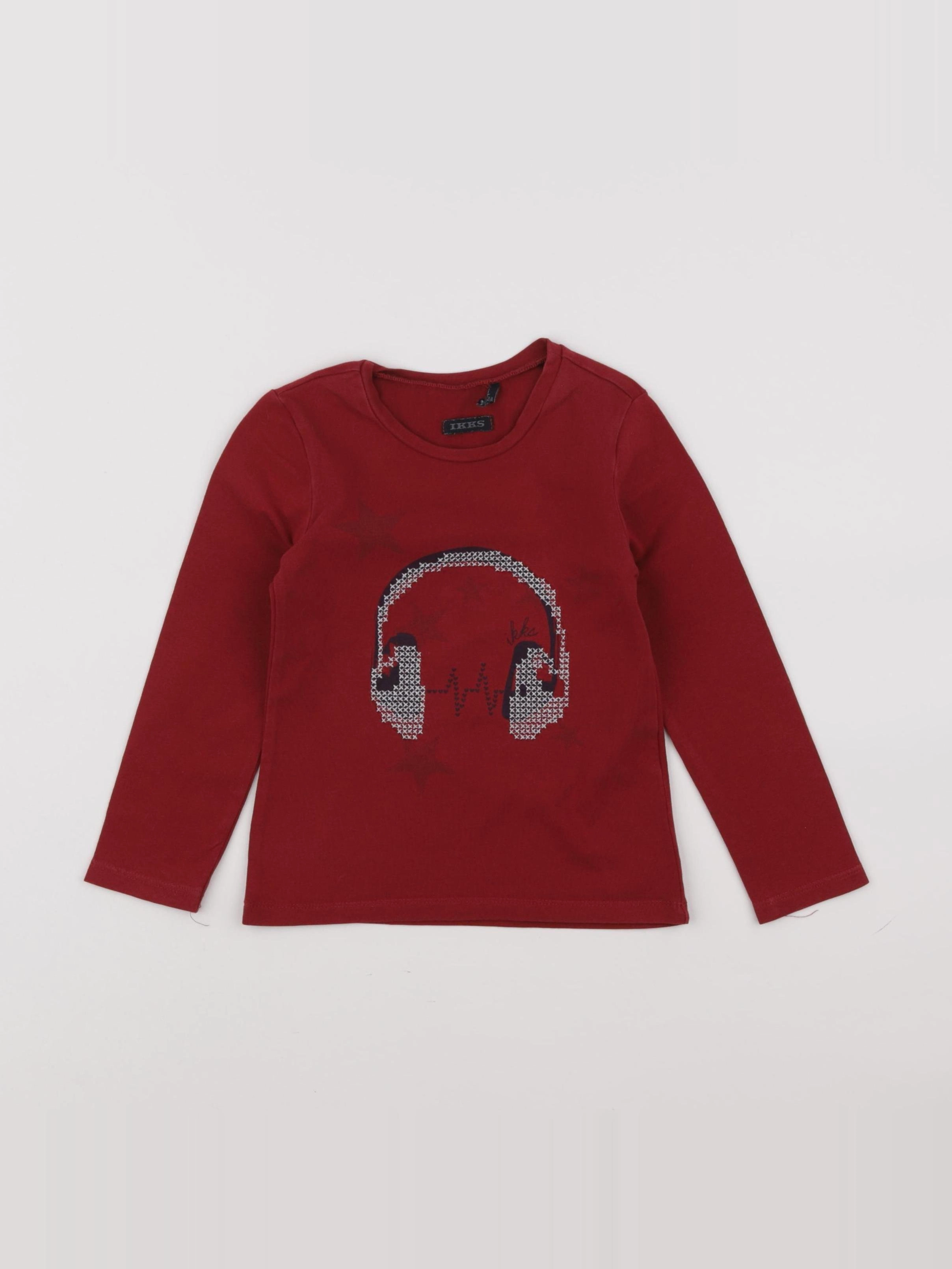 IKKS - tee-shirt rouge - 3 ans