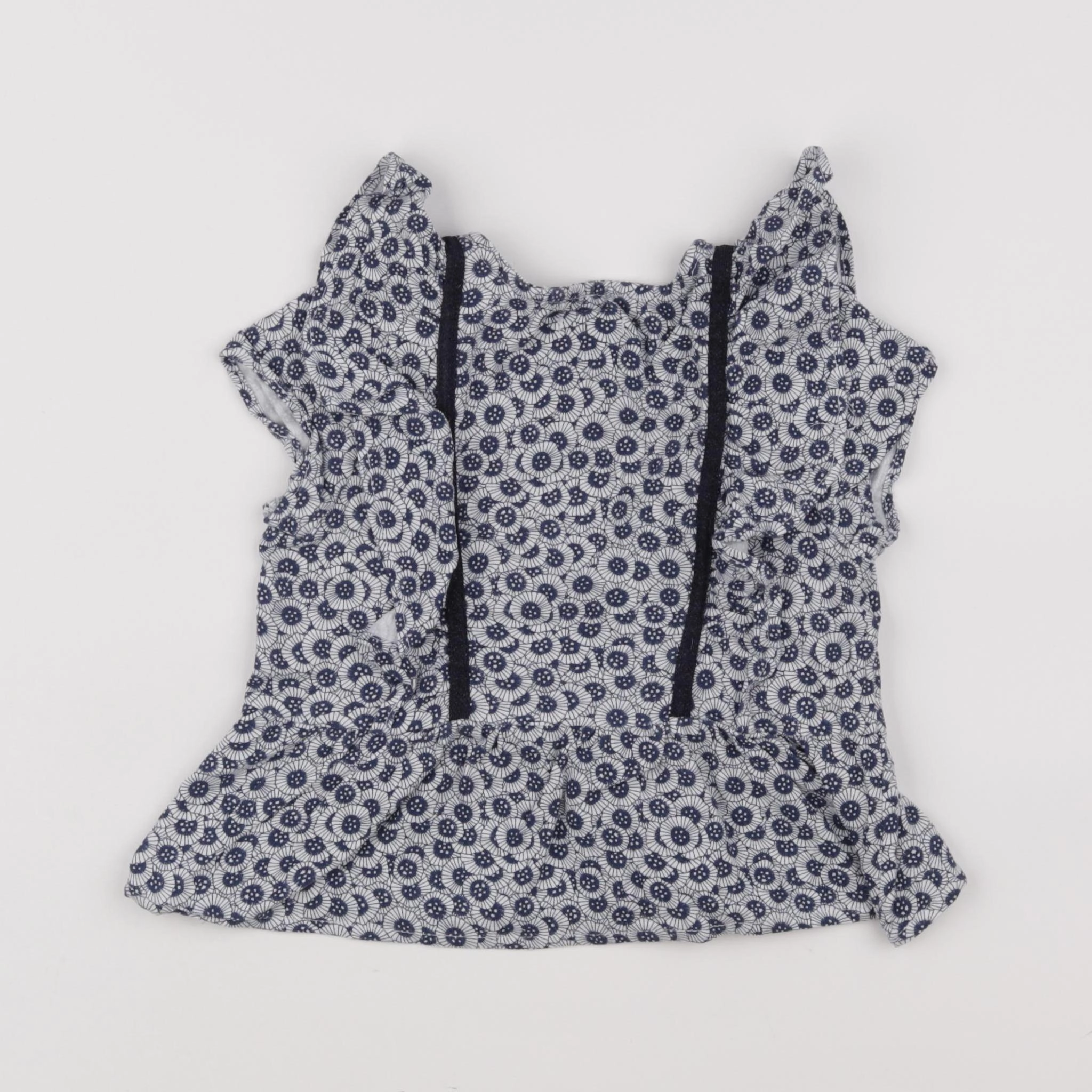IKKS - blouse blanc, bleu - 4 ans