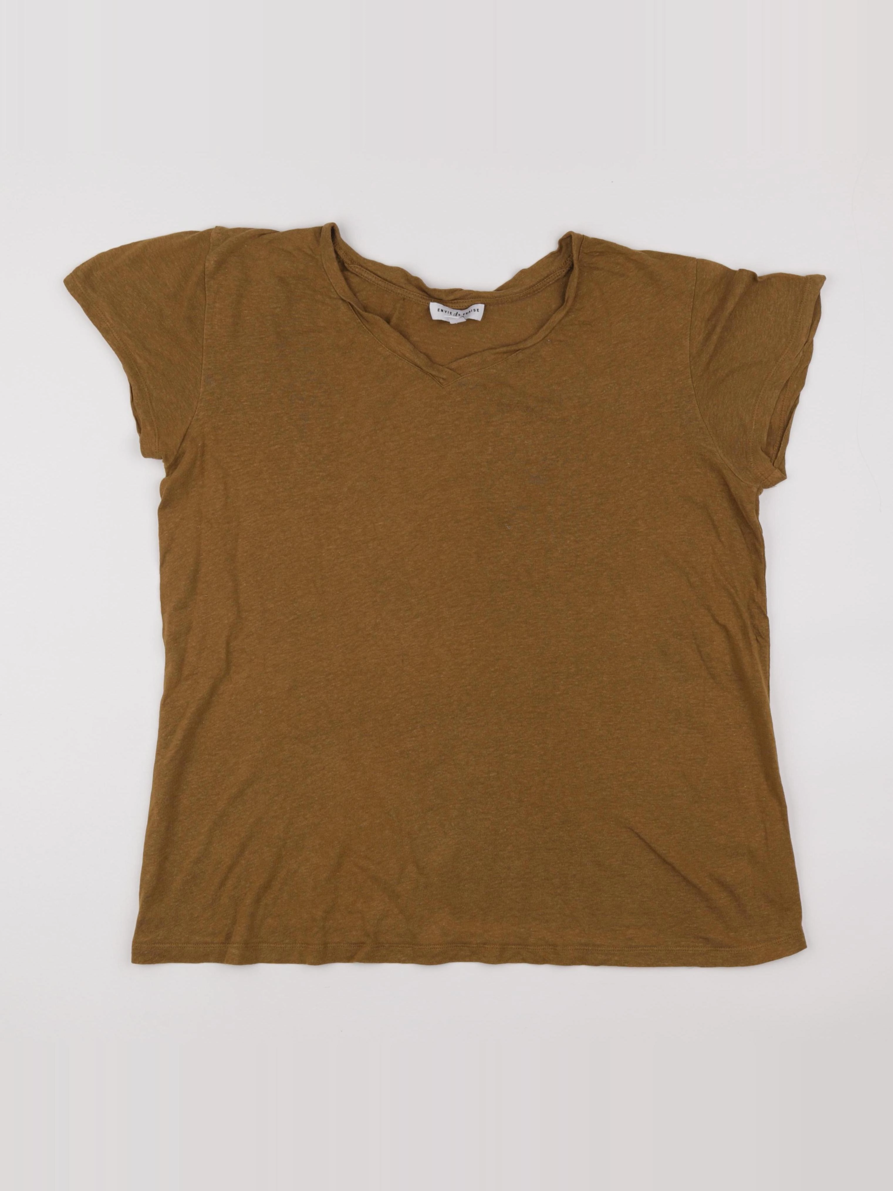Envie de fraise - tee-shirt grossesse marron - 38 à 40