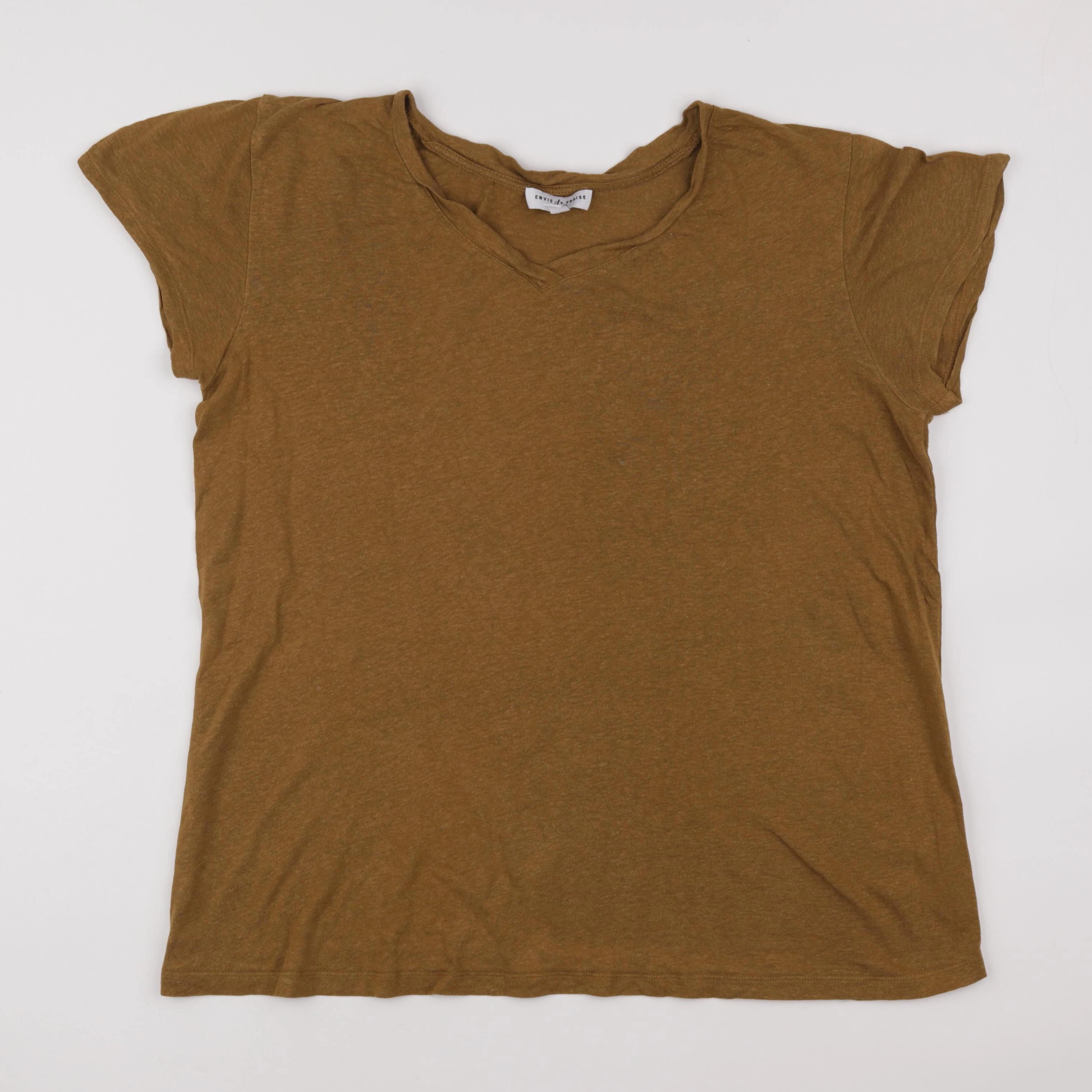 Envie de fraise - tee-shirt grossesse marron - 38 à 40