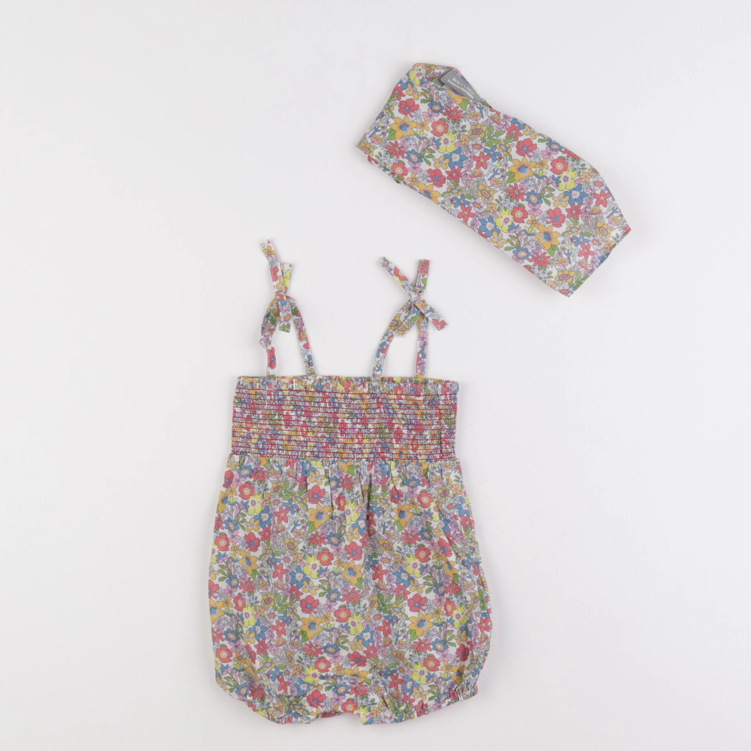 Boutchou - combinaison multicolore - 6 mois