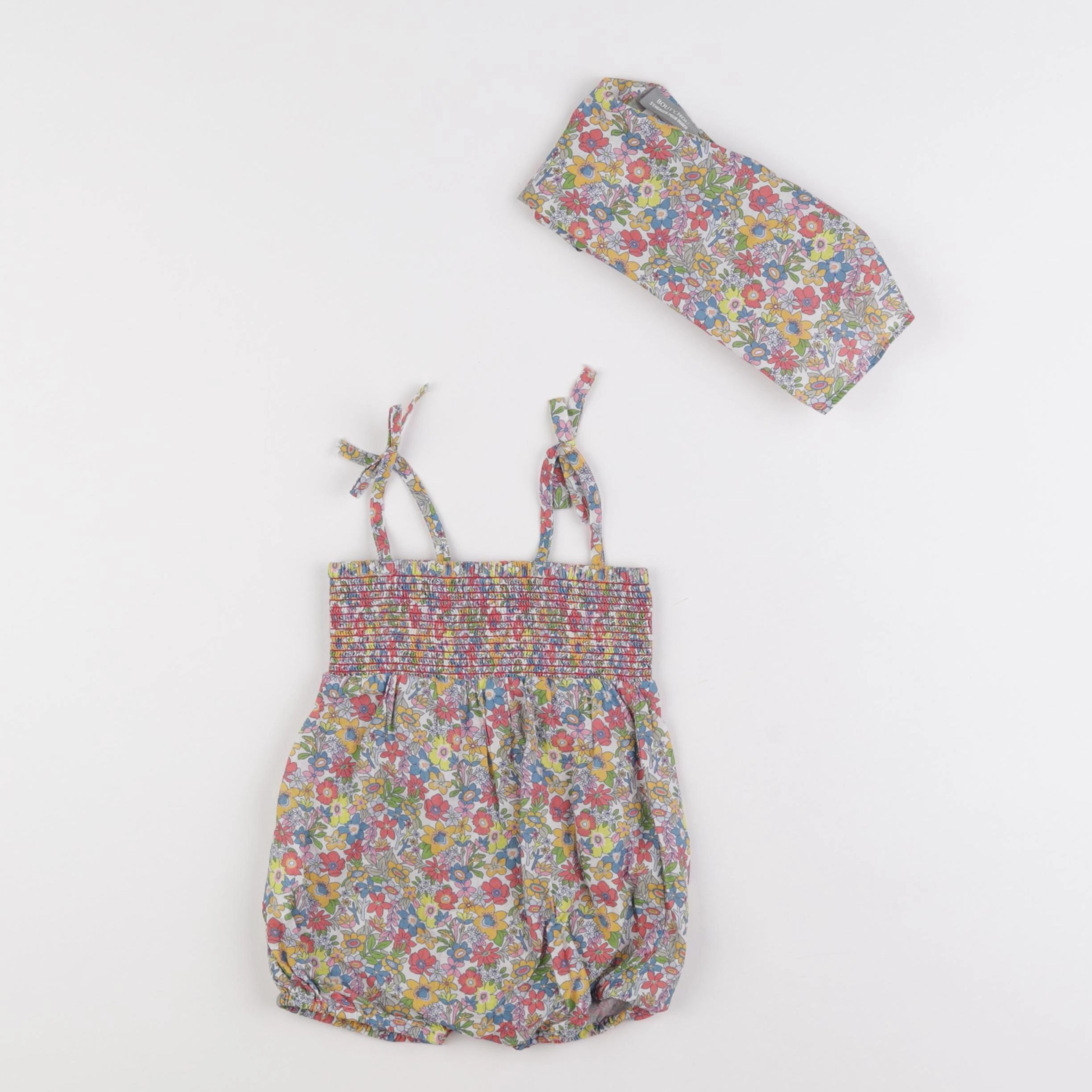 Boutchou - combinaison multicolore - 6 mois