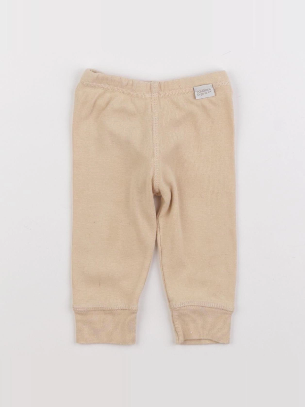 Poudre Organic - legging beige - 3 mois