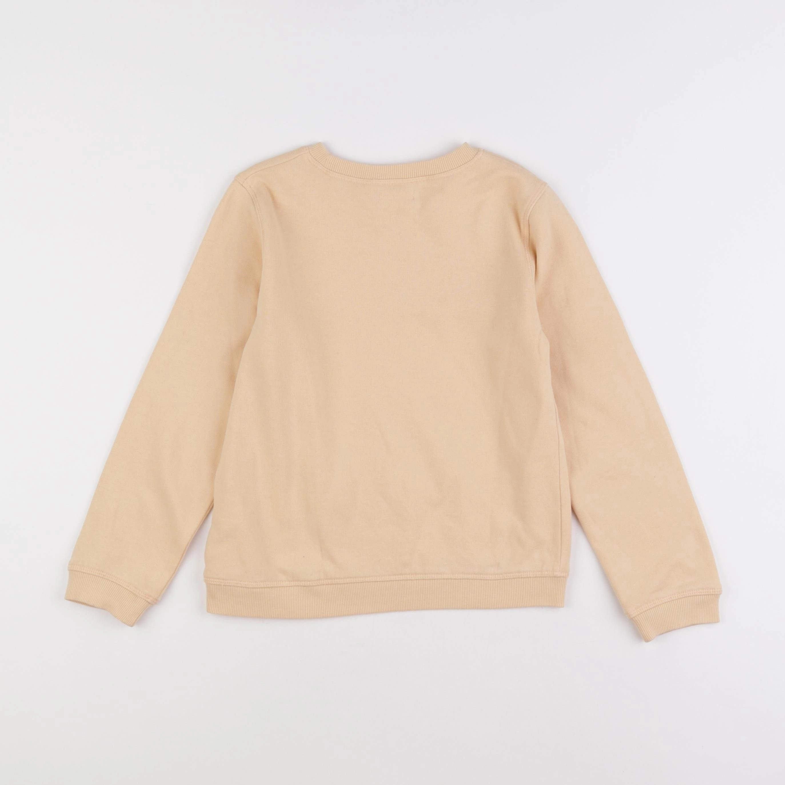 Vertbaudet - sweat orange - 8 ans