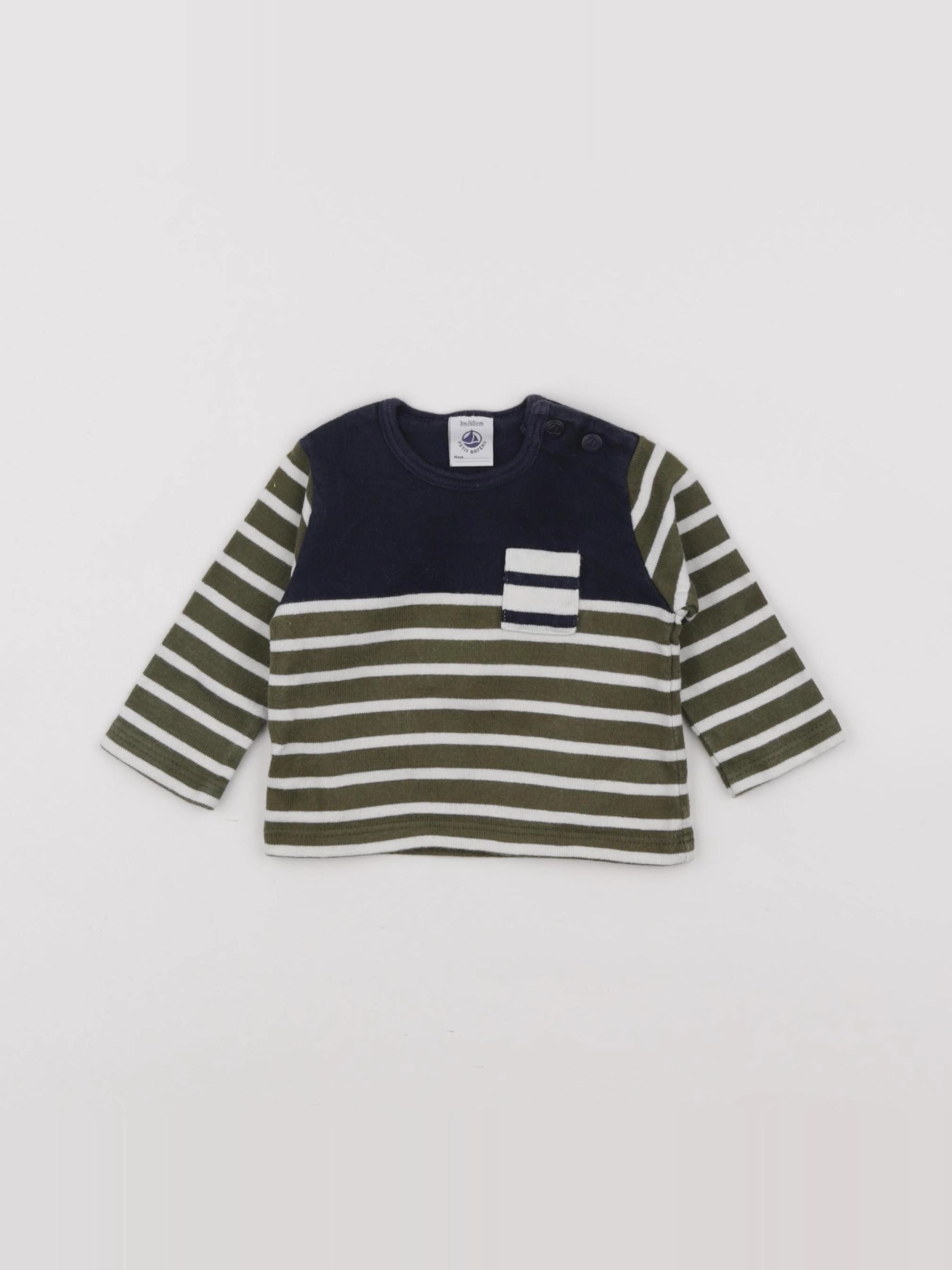 Petit Bateau - tee-shirt multicolore - 3 mois