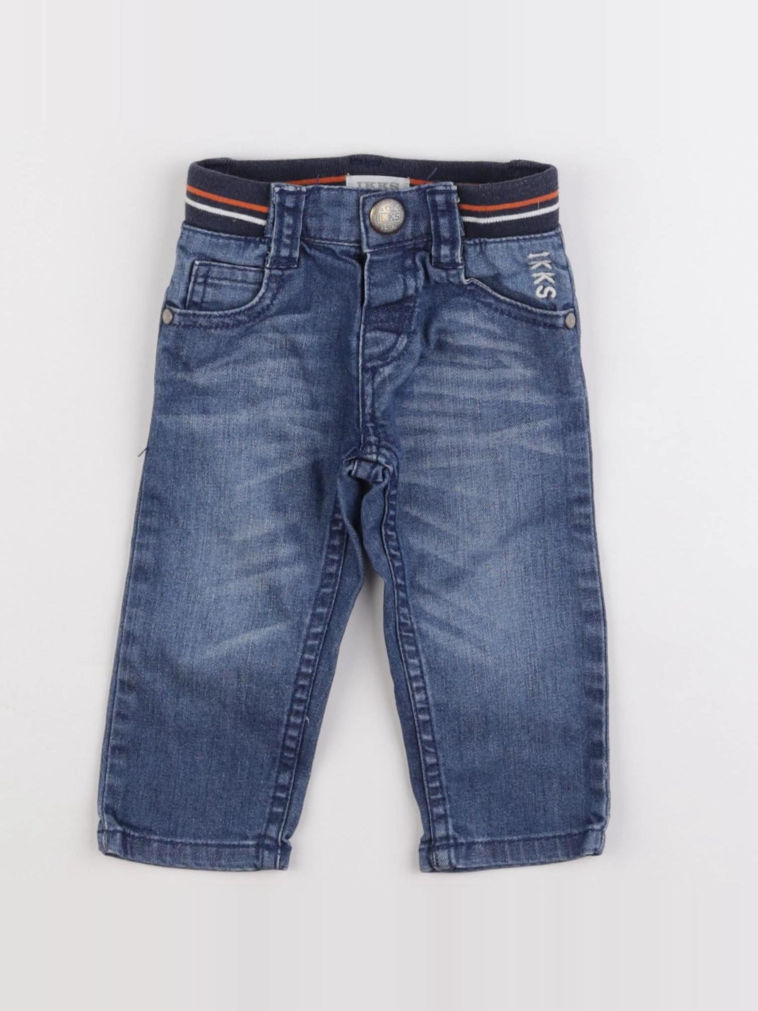 IKKS - jean bleu - 6 mois