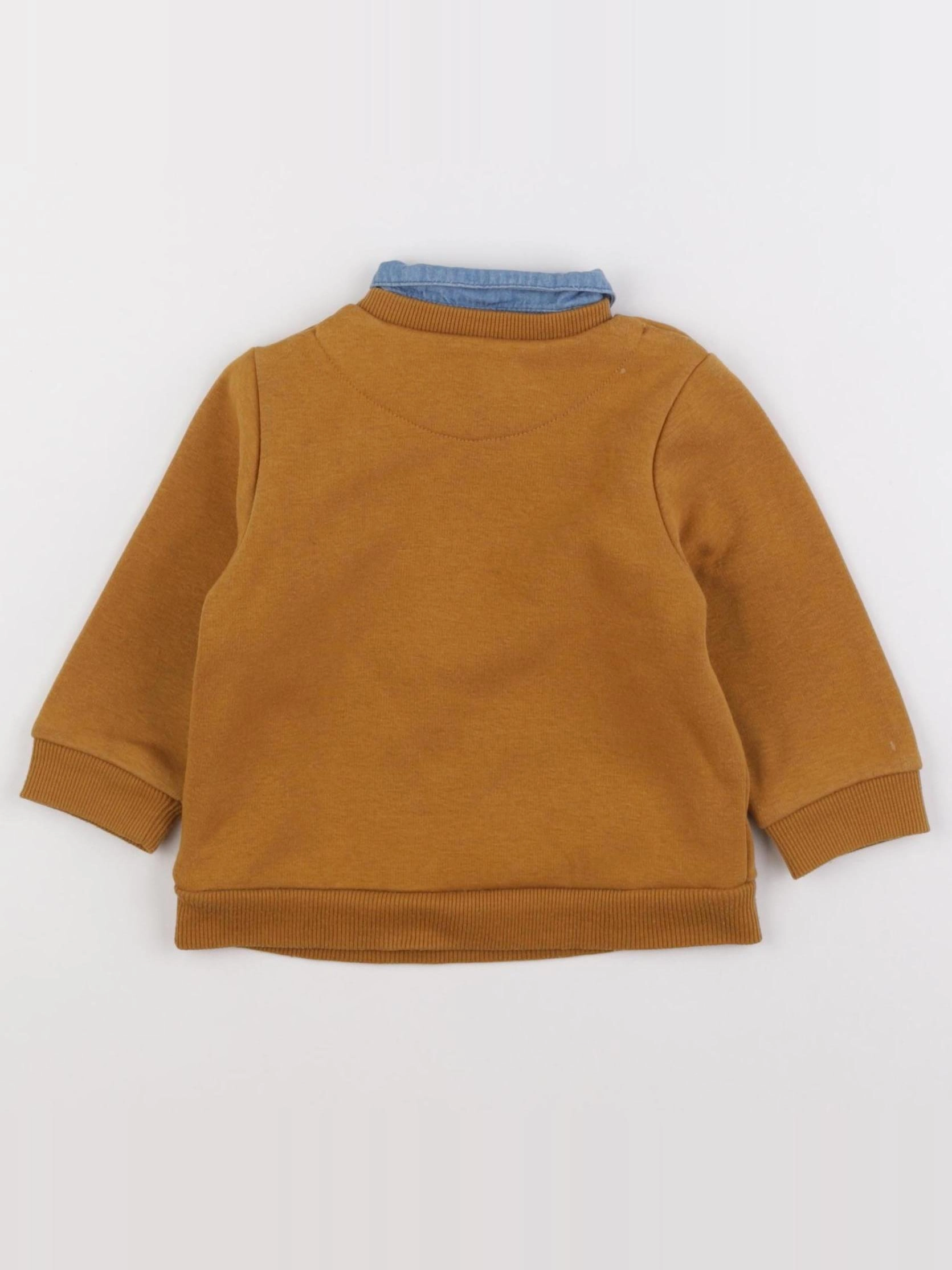 Tape à l'oeil - sweat marron - 12 mois